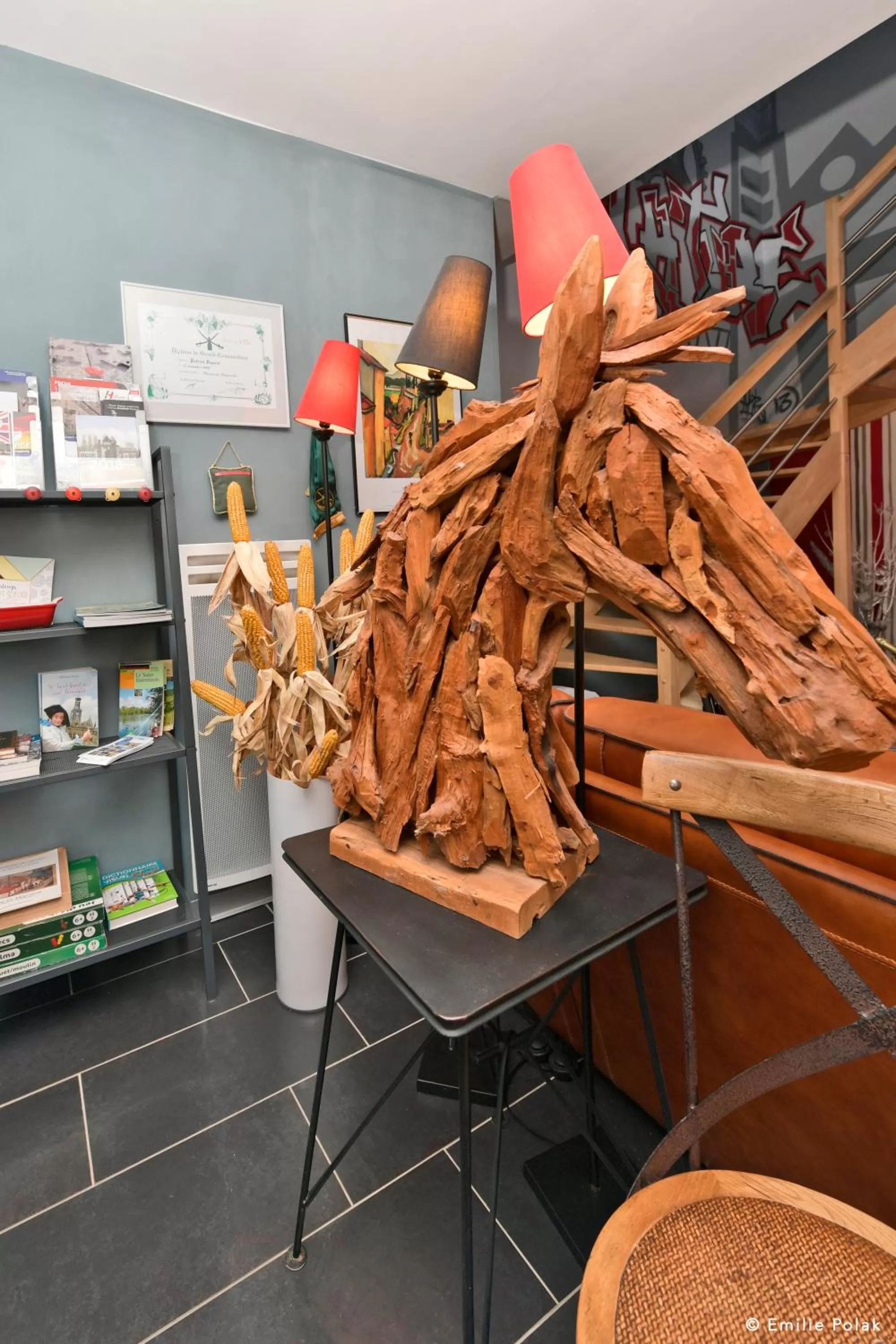 Lobby or reception in Chambres d'Hôtes La Filature