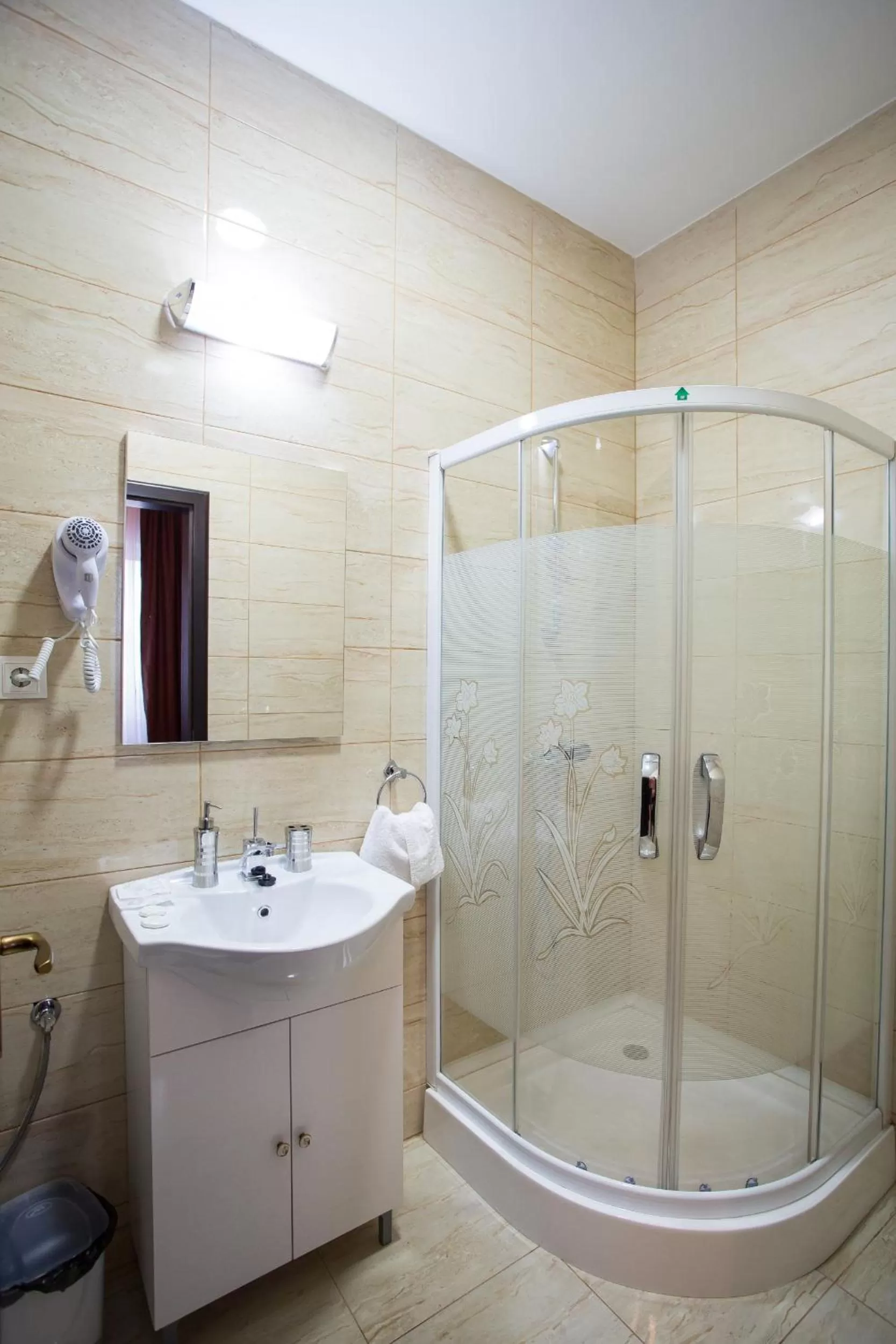 Bathroom in Cazare Turn Sebes