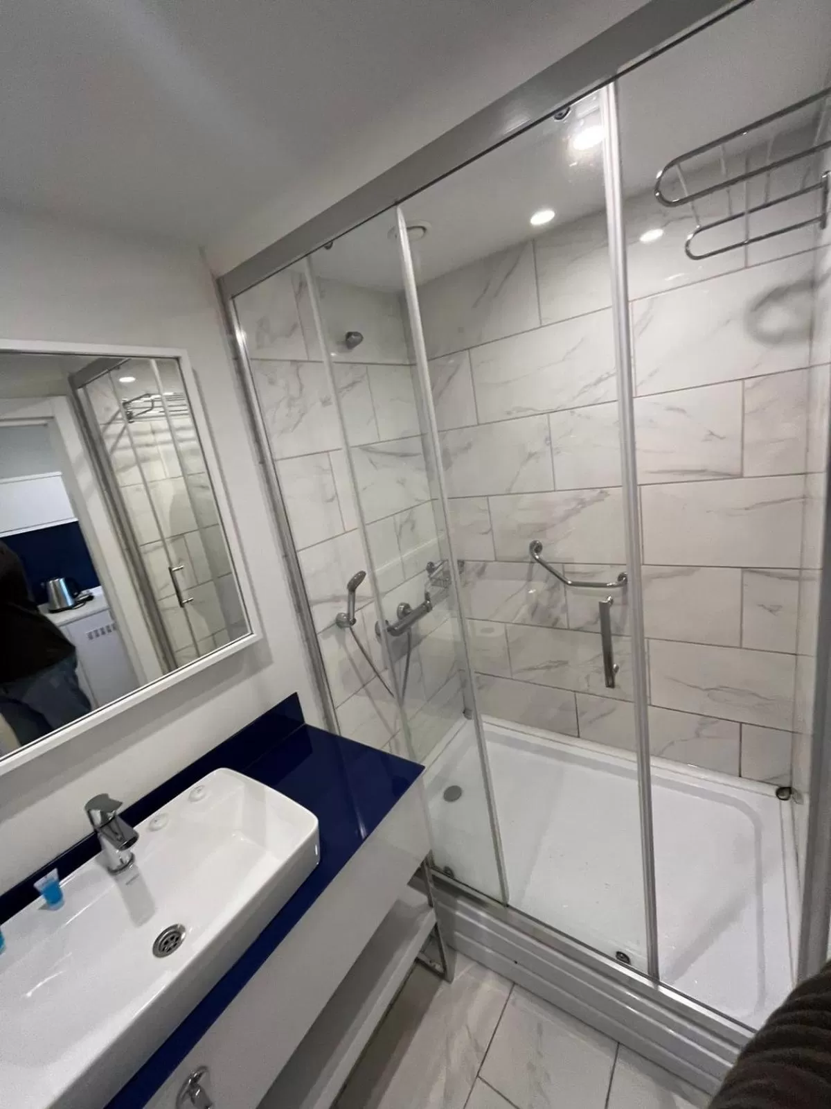 Shower, Bathroom in Batumi Orbi City Wonderful Sea View