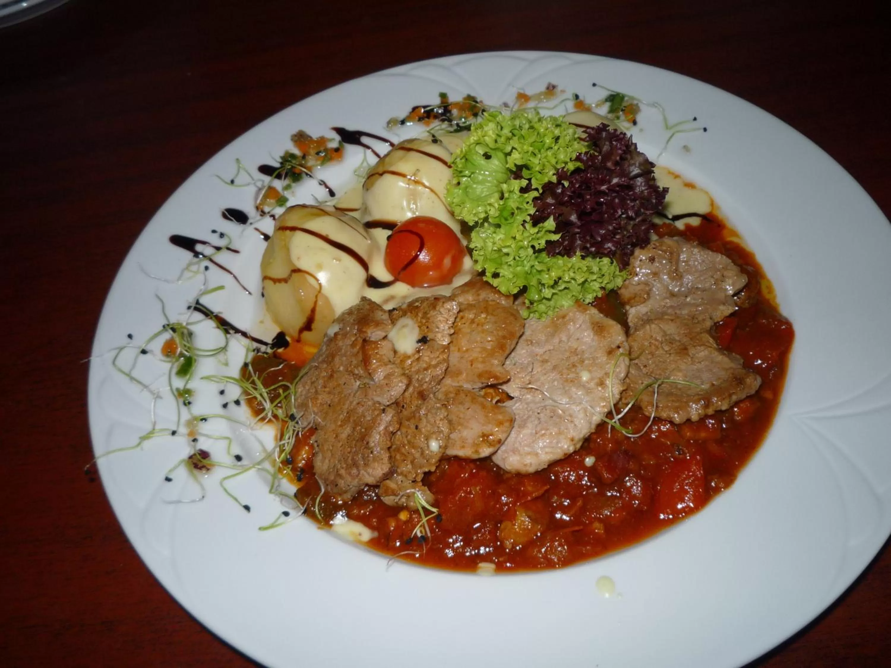 Food close-up in Fiume Hotel