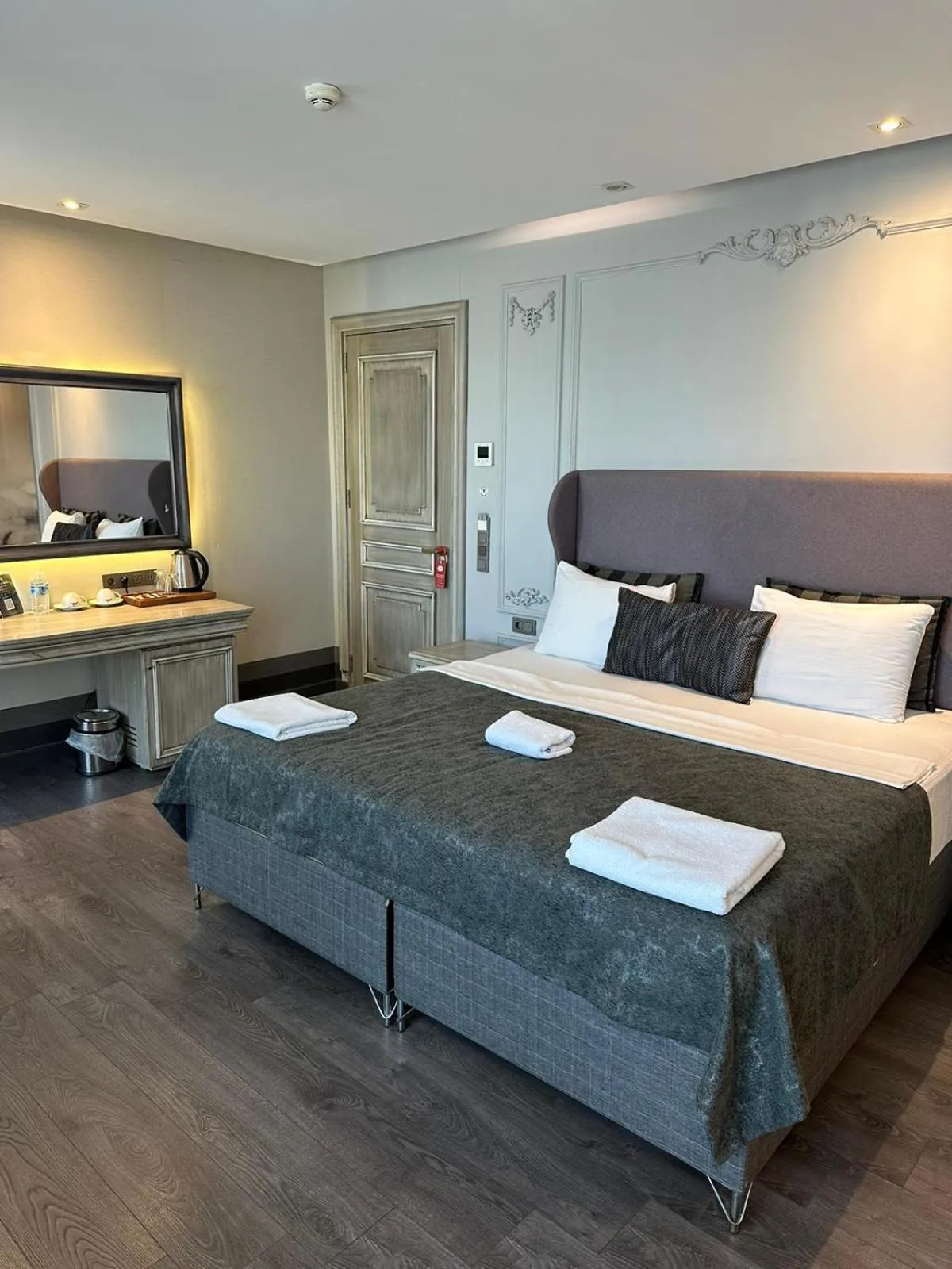 Bed in TK Taxim Bosphorus Hotel