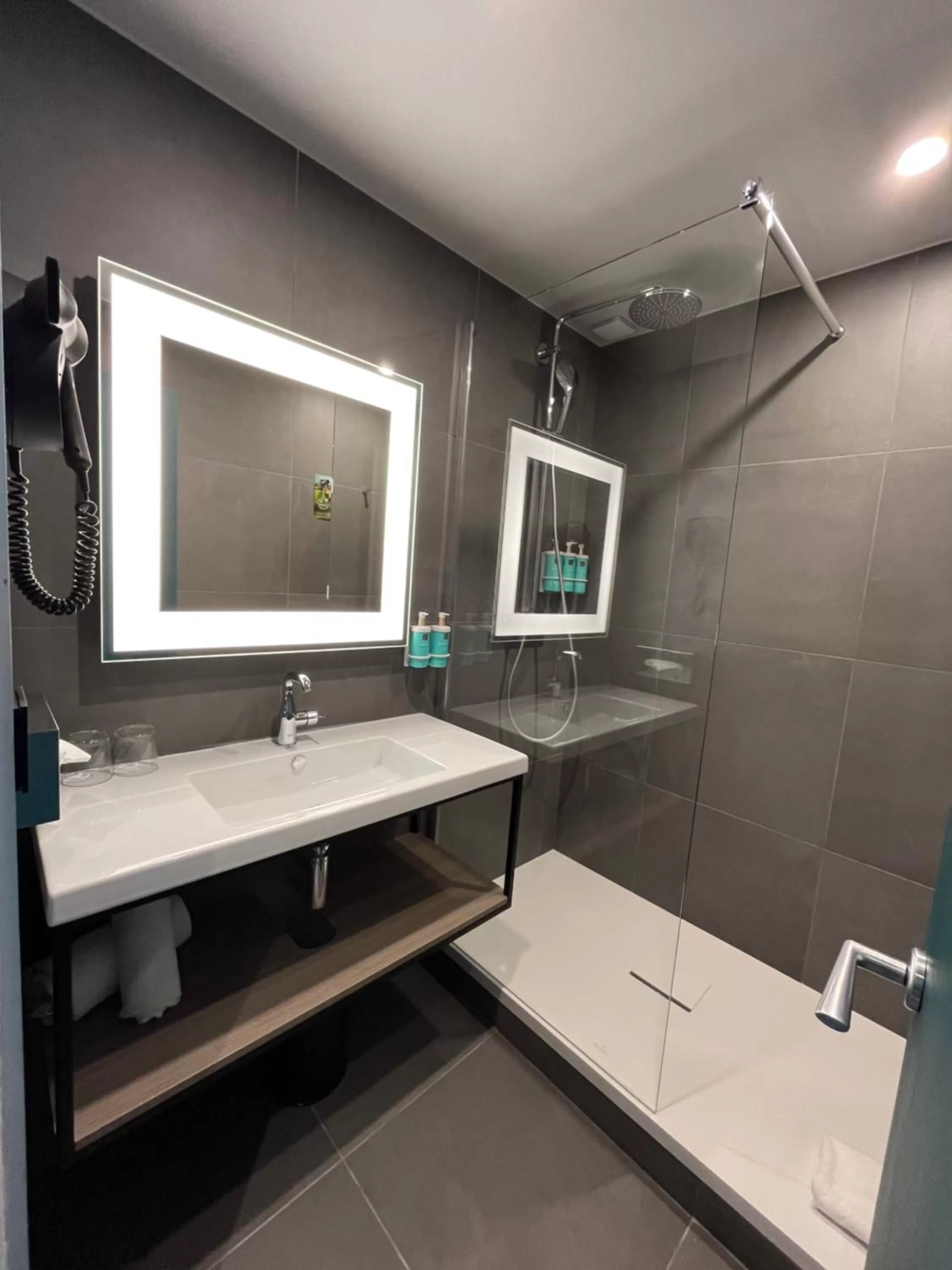 Bathroom in Novotel Angers Lac de Maine