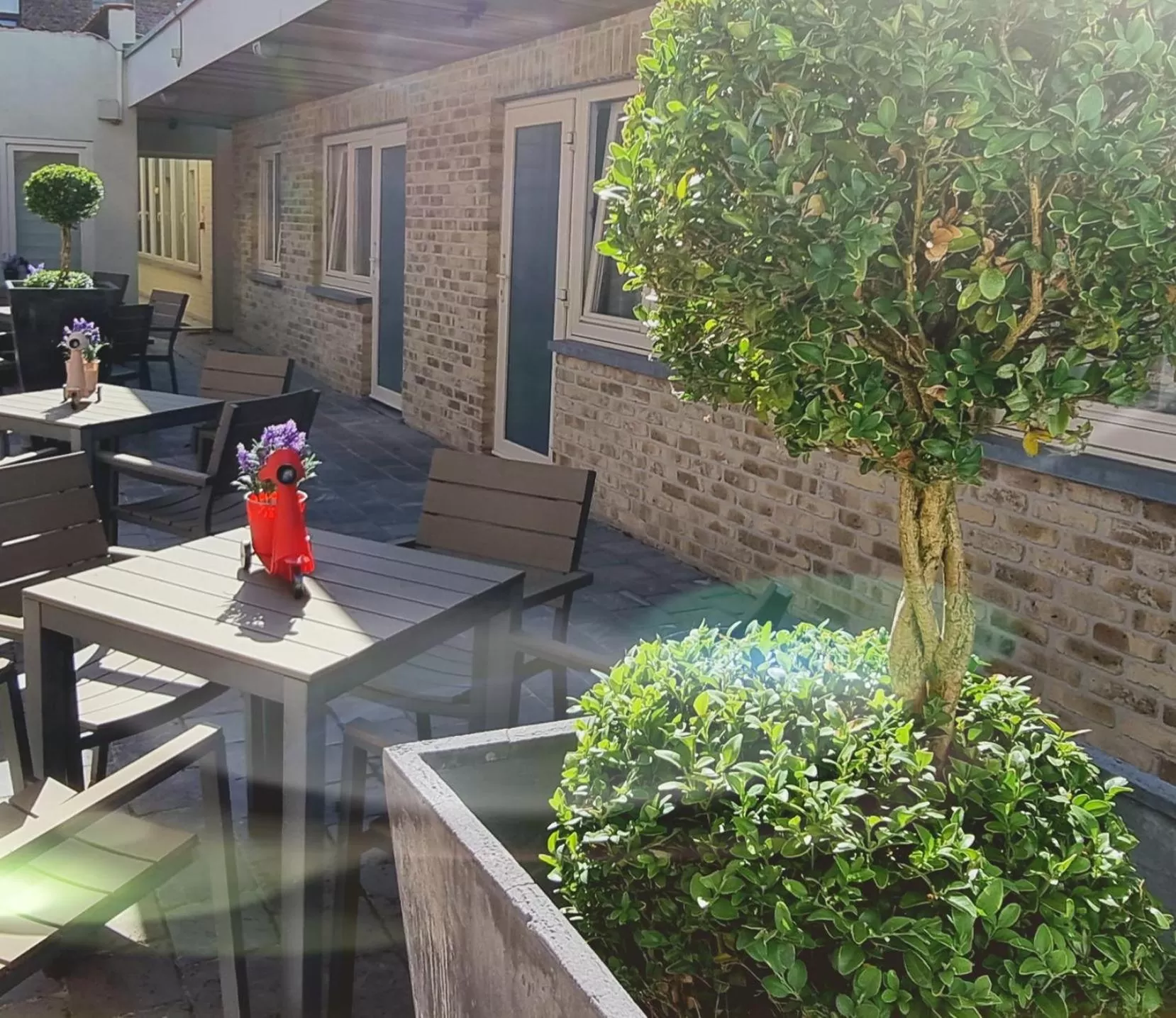 Balcony/Terrace in Alliance Hotel Ieper Centrum