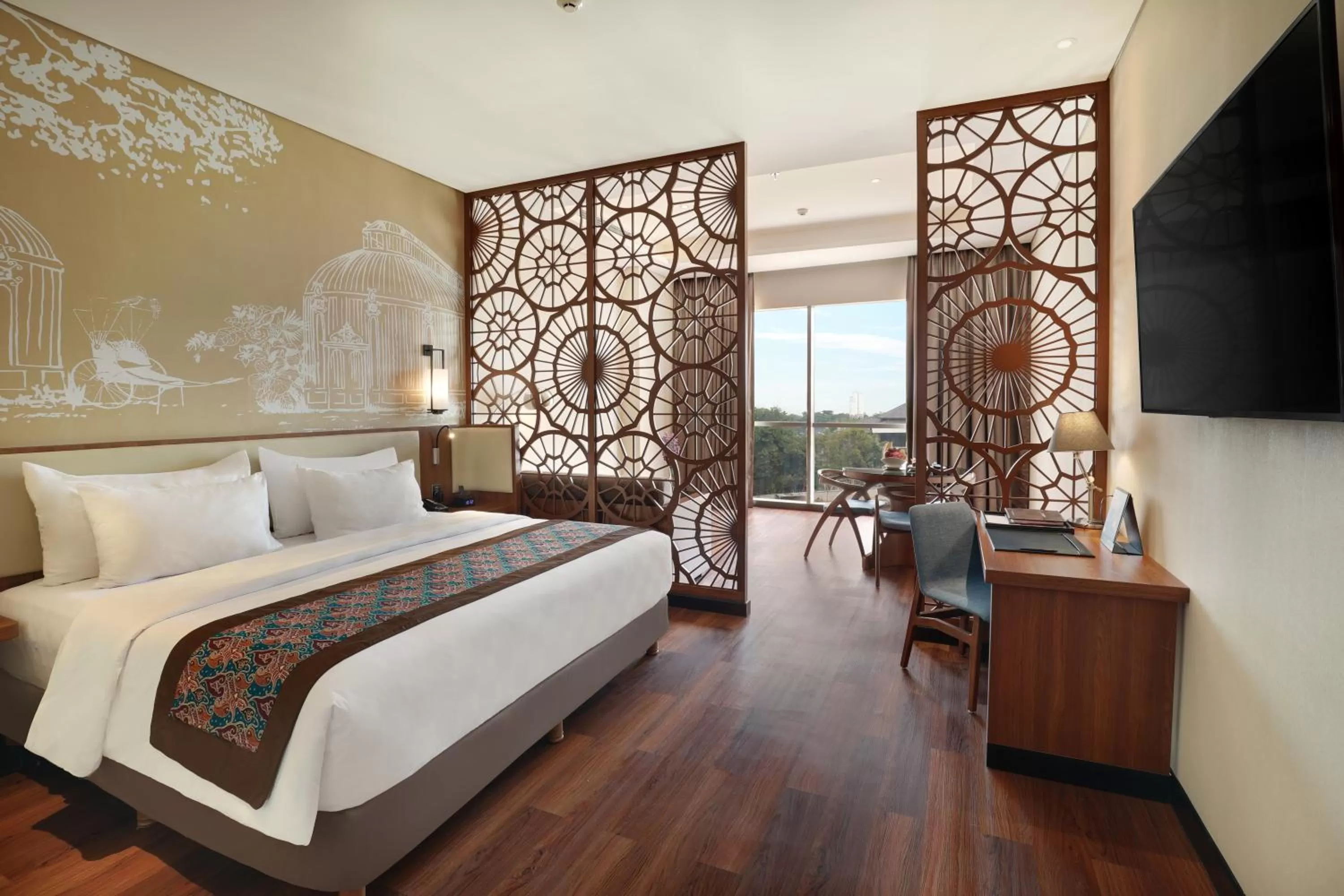 Bed in Swiss-Belhotel Airport Jakarta