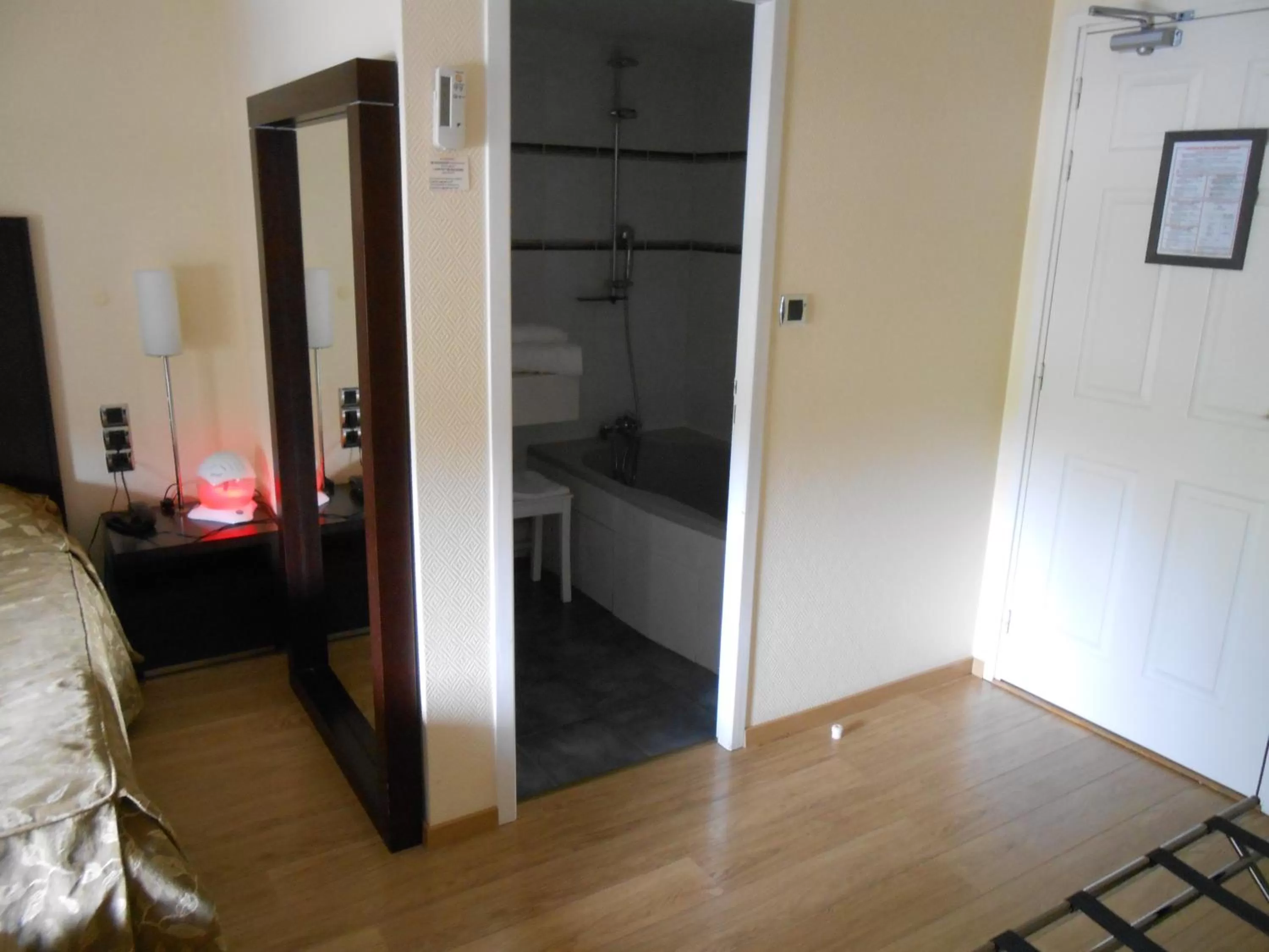 Decorative detail, Bed in Hotel Blanc