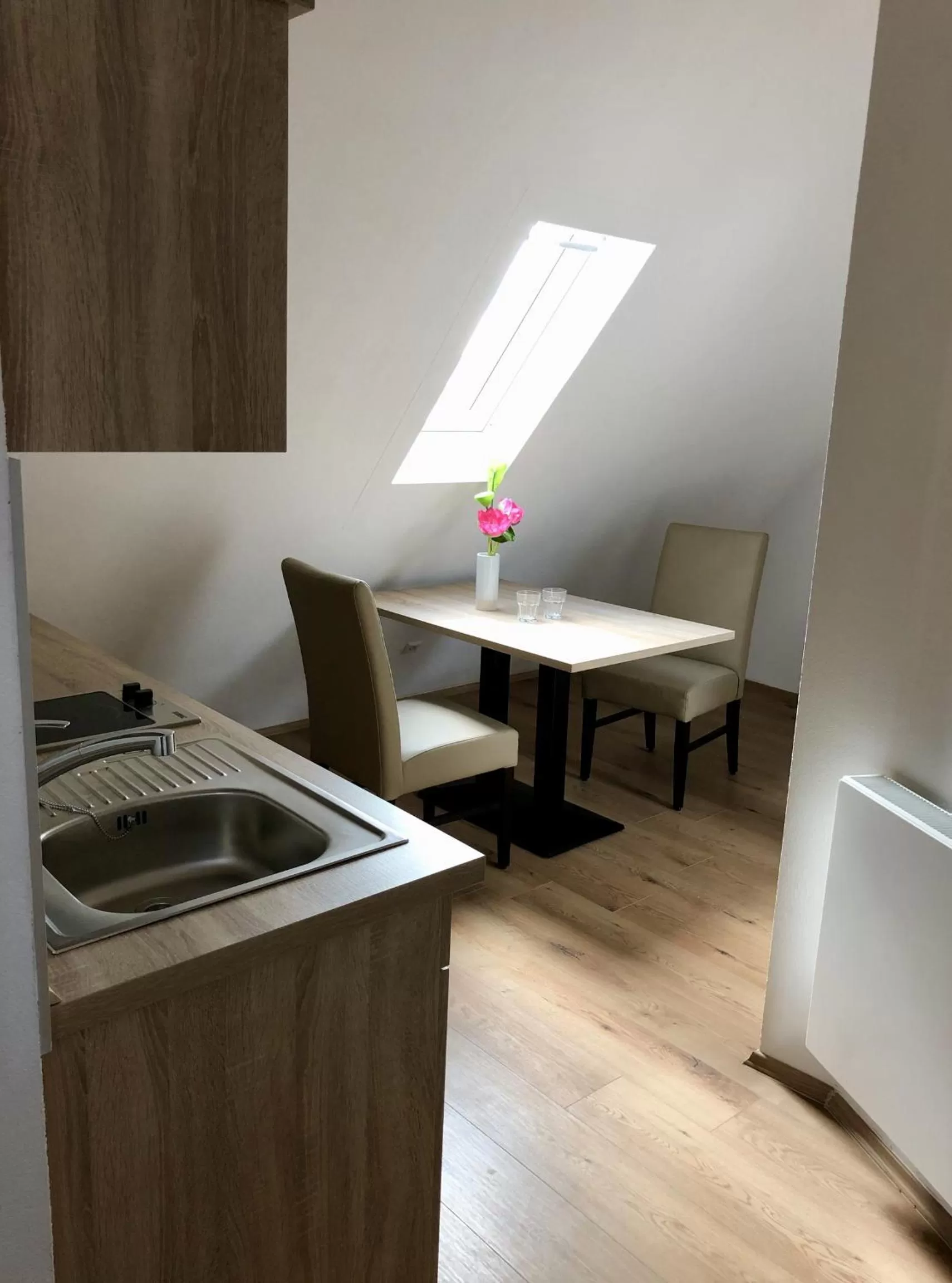 Kitchen or kitchenette in A Lotus Hotel