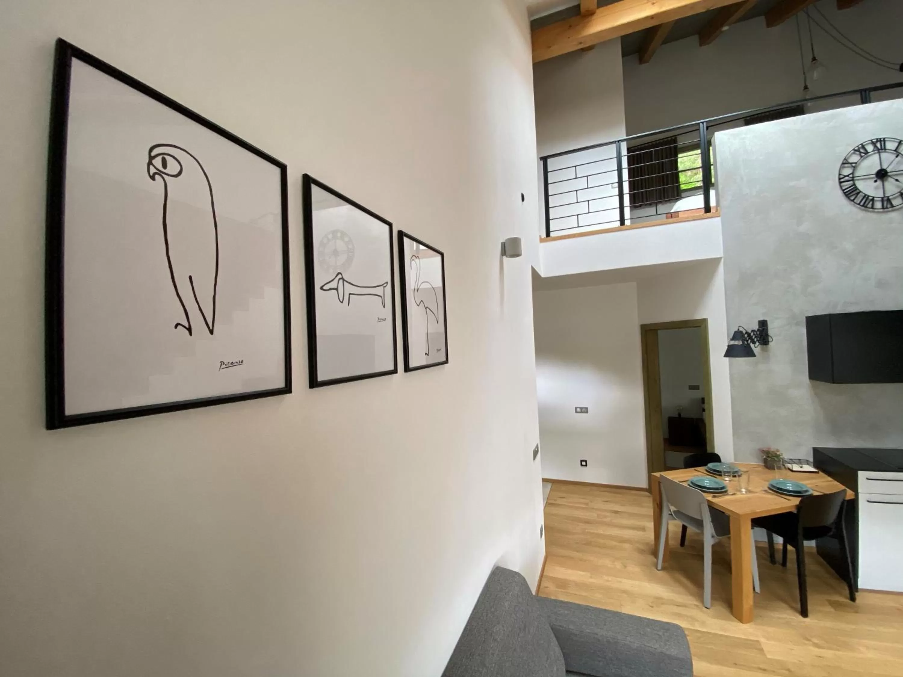 Living room in Penzion Stodola