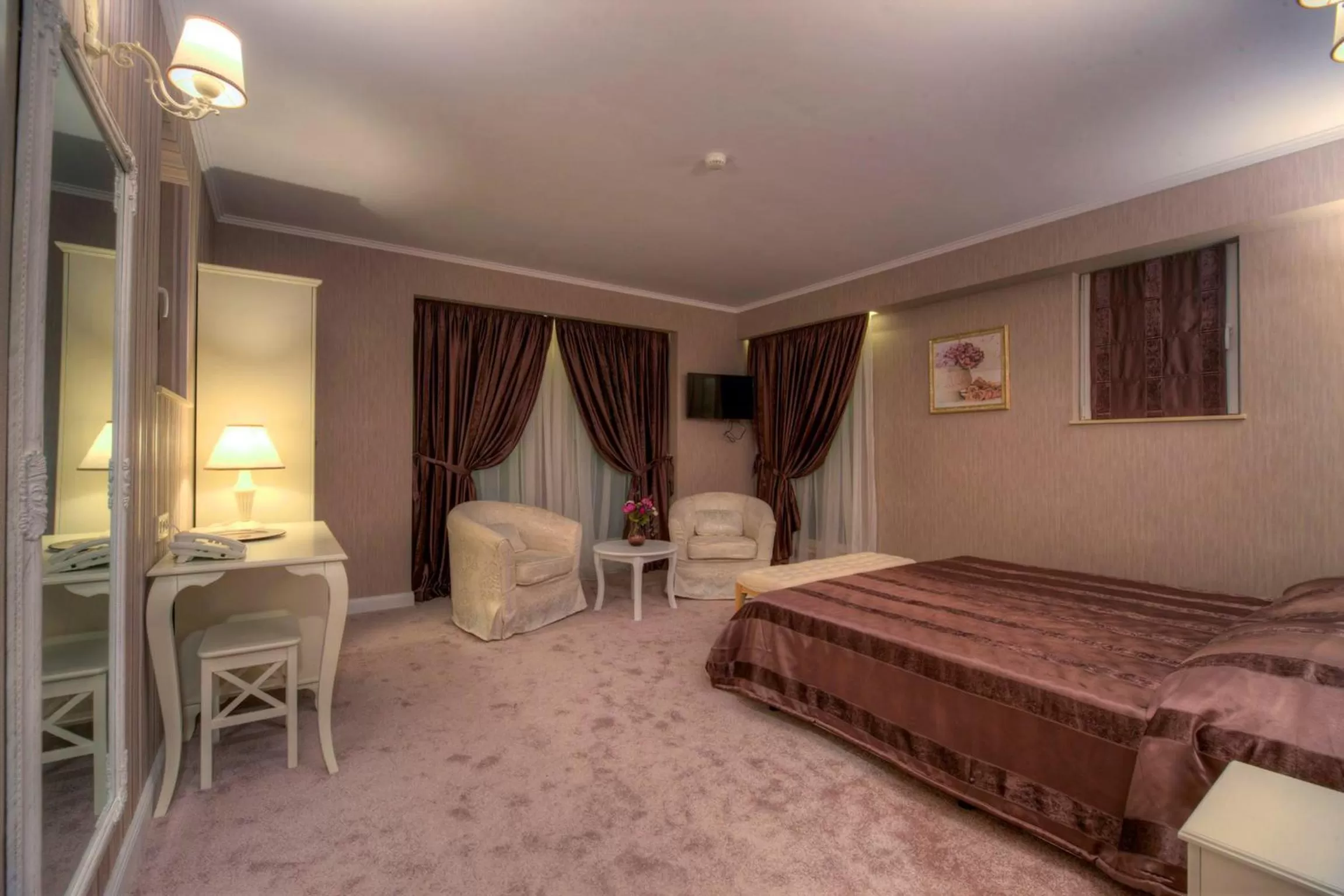 Bed in Family Hotel Agoncev