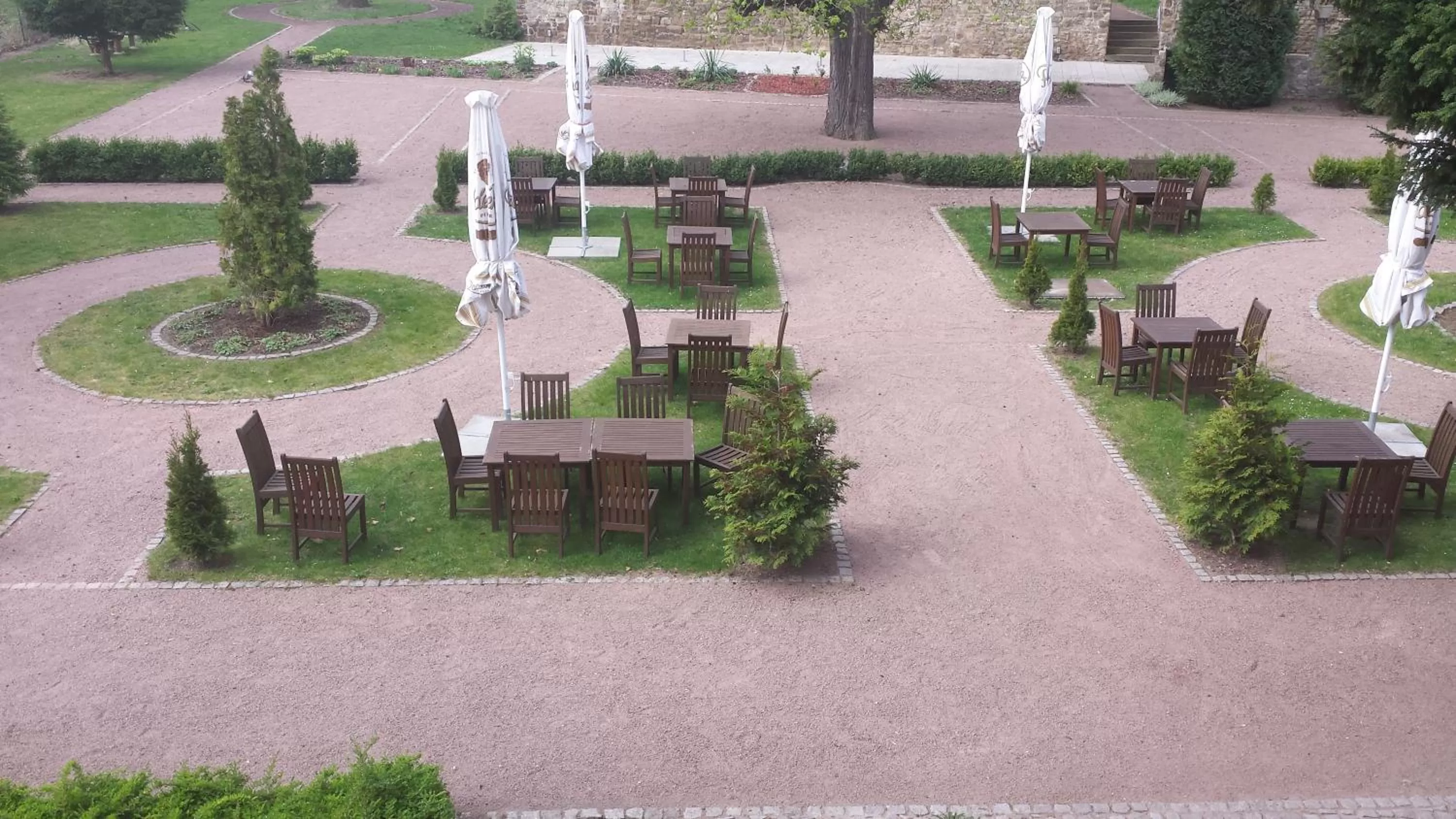 Garden view in Stadtschloß Hecklingen