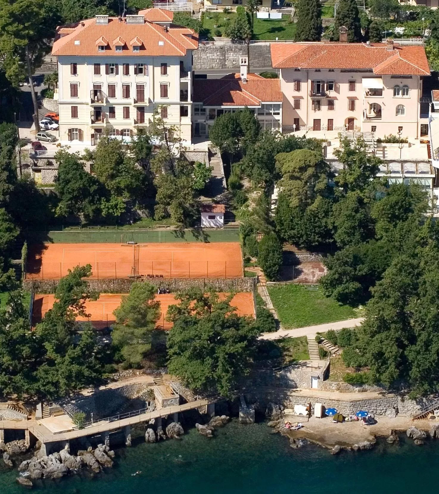 Bird's eye view in Hotel Lovran