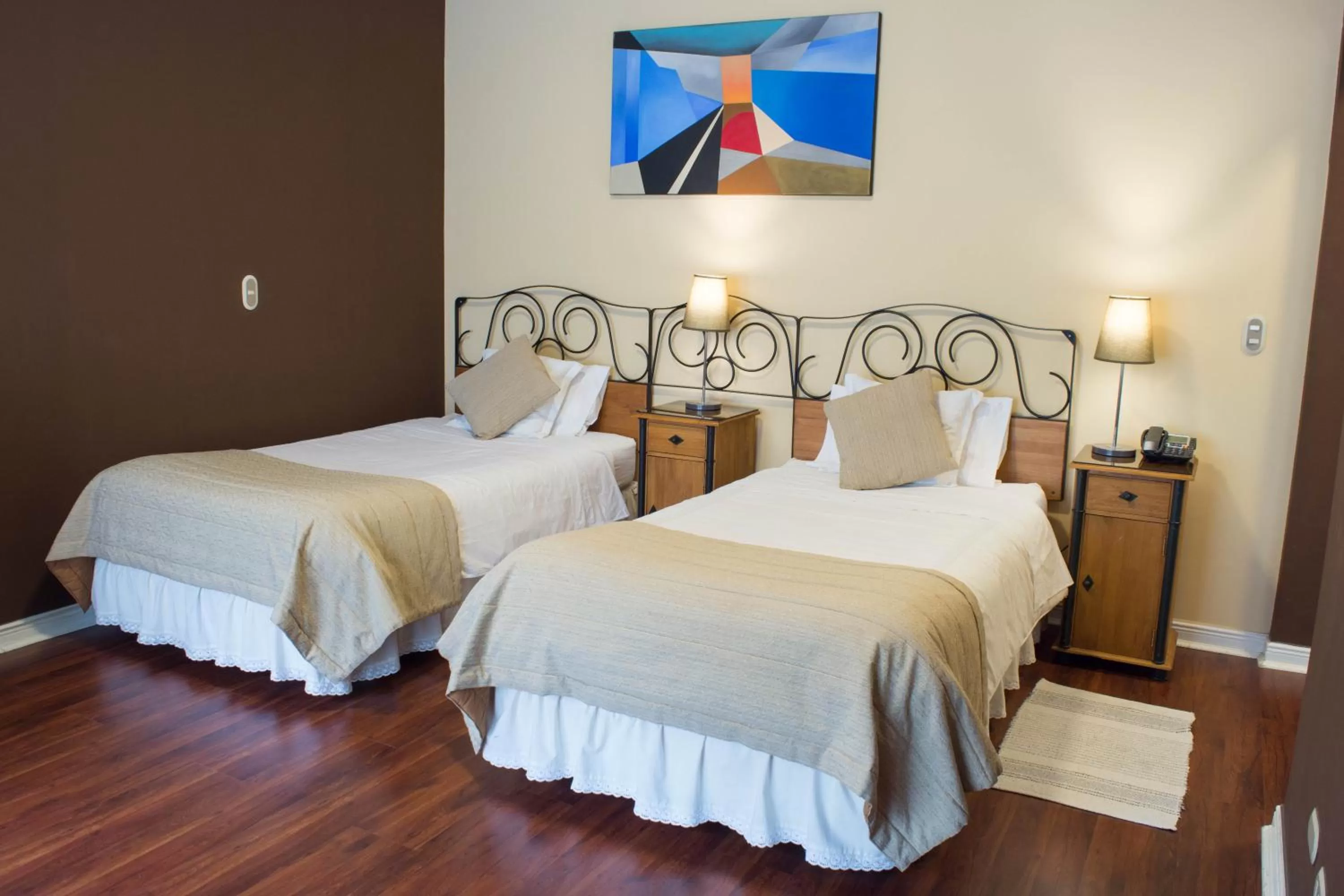 Bed in Hotel Inti Kuyen Plaza