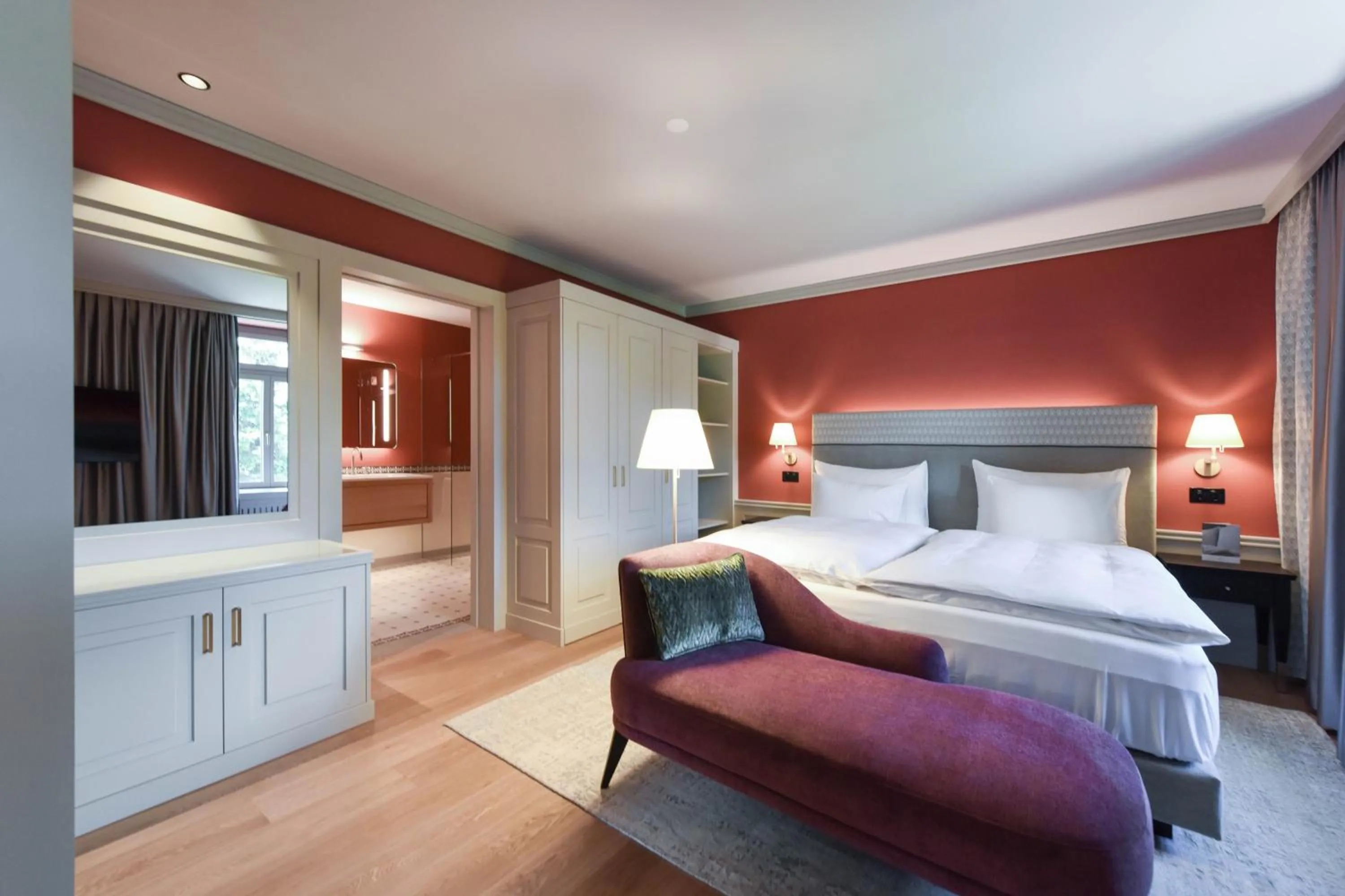 Suite with Balcony - single occupancy in Cresta Palace Celerina St Moritz Ski In and Ski Out