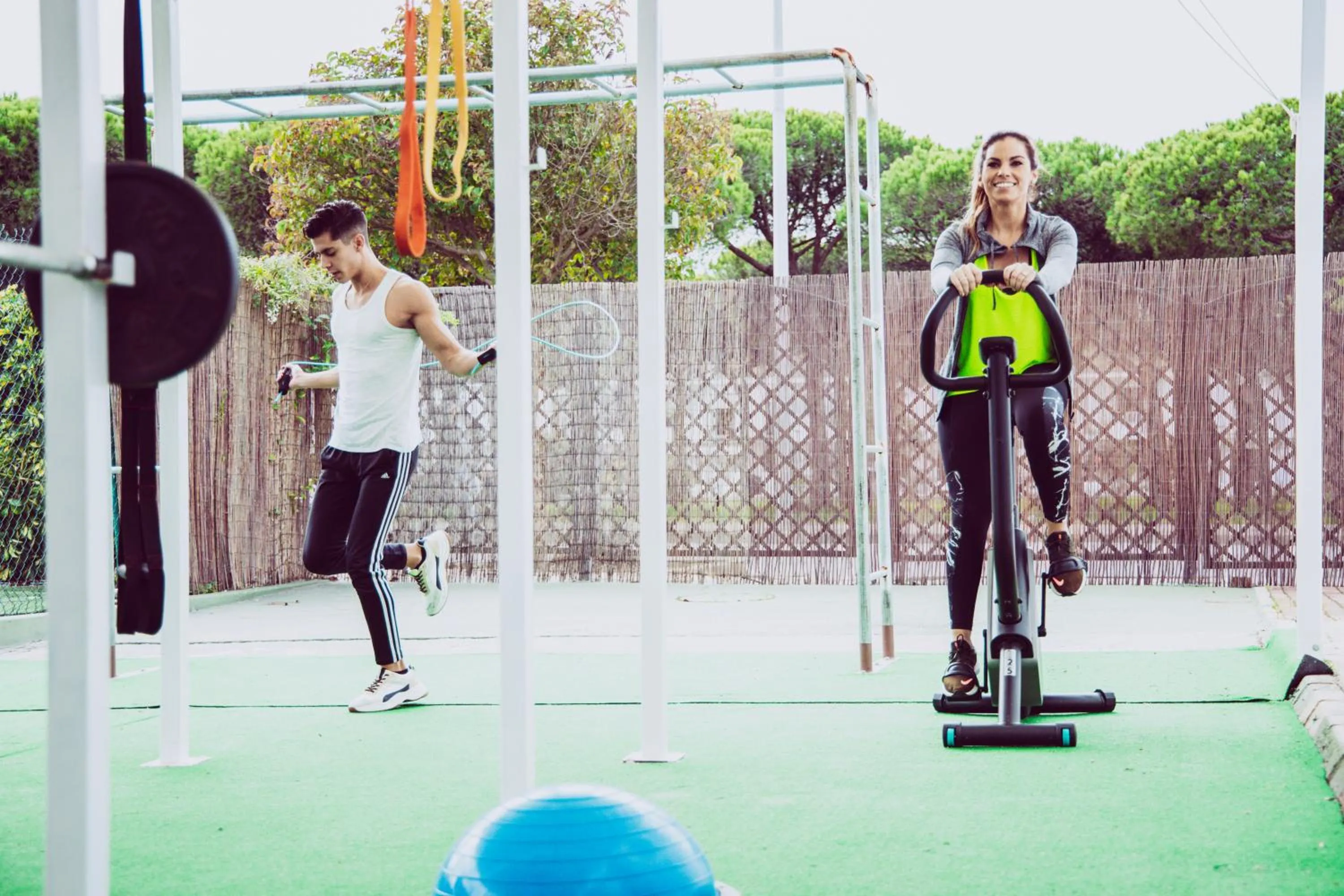 Fitness centre/facilities in Hotel Albaida Nature