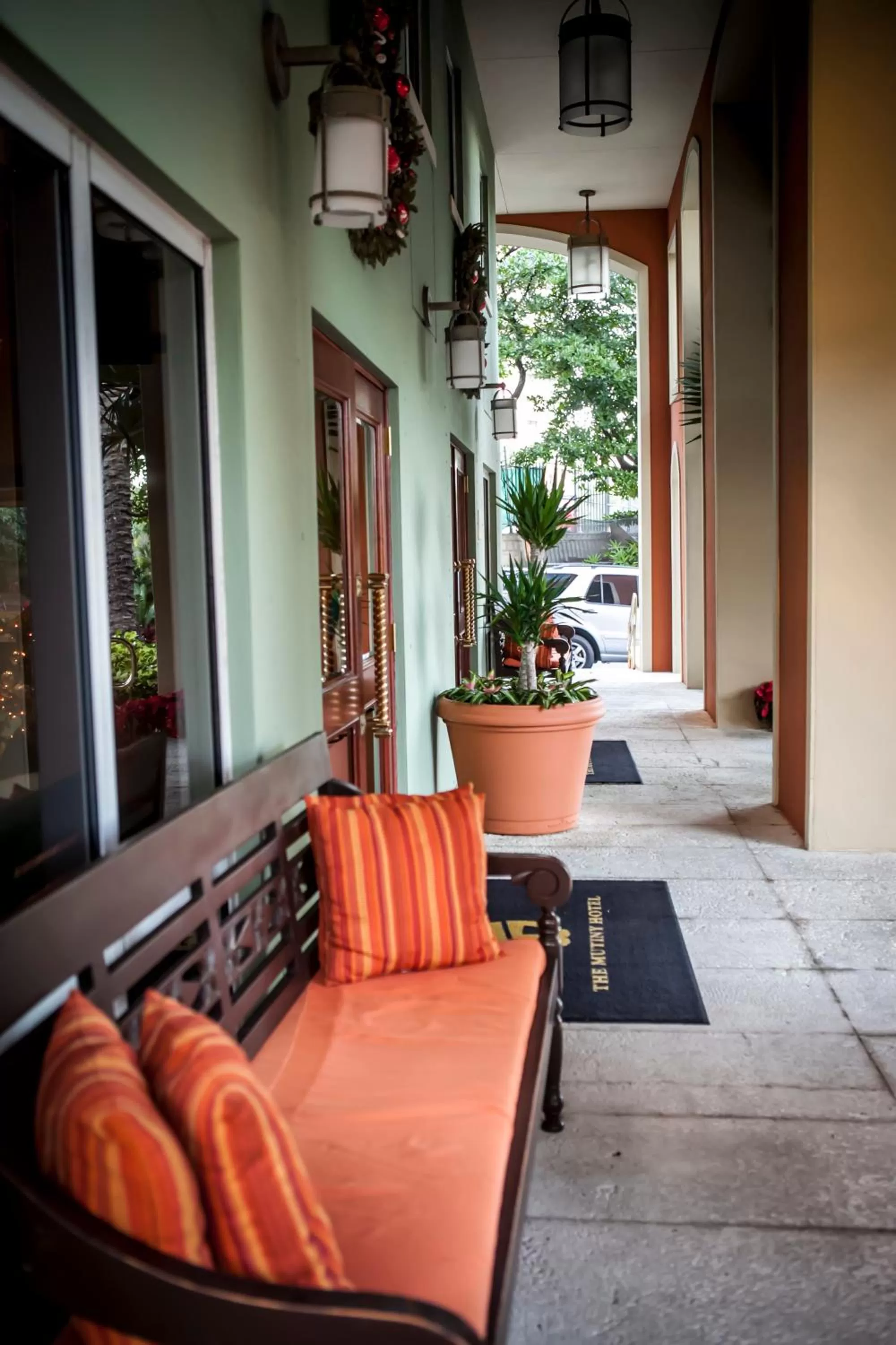 Facade/entrance in The Mutiny Luxury Suites Hotel