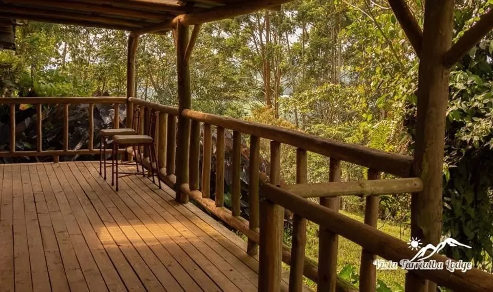 Balcony/Terrace in Vista Turrialba Lodge