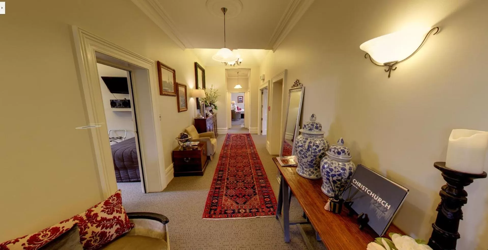 Bed in Merivale Manor