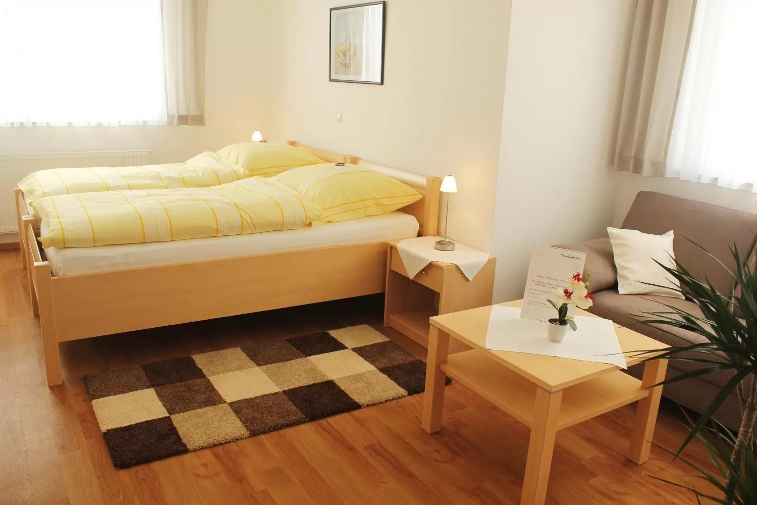 Bedroom, Bed in Hotel Am Wintergarten