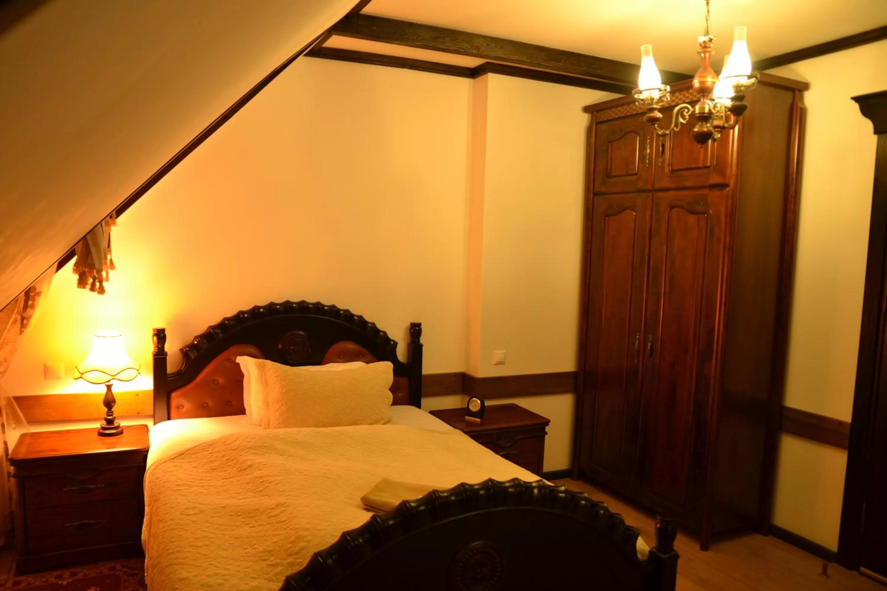 Bed in Zámek Lužec Spa & Wellness Resort