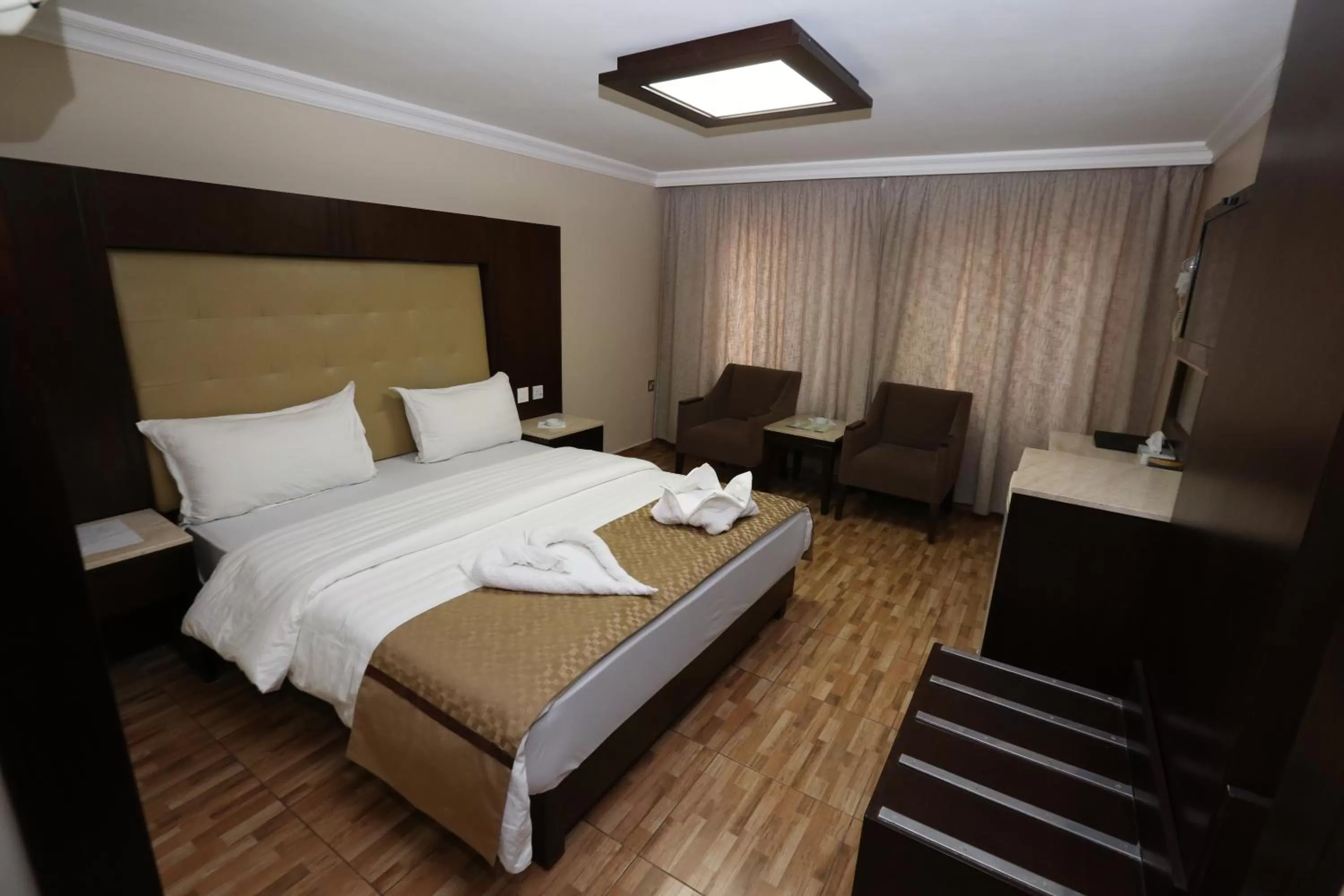 Bed in Al Zaitouna Hotel