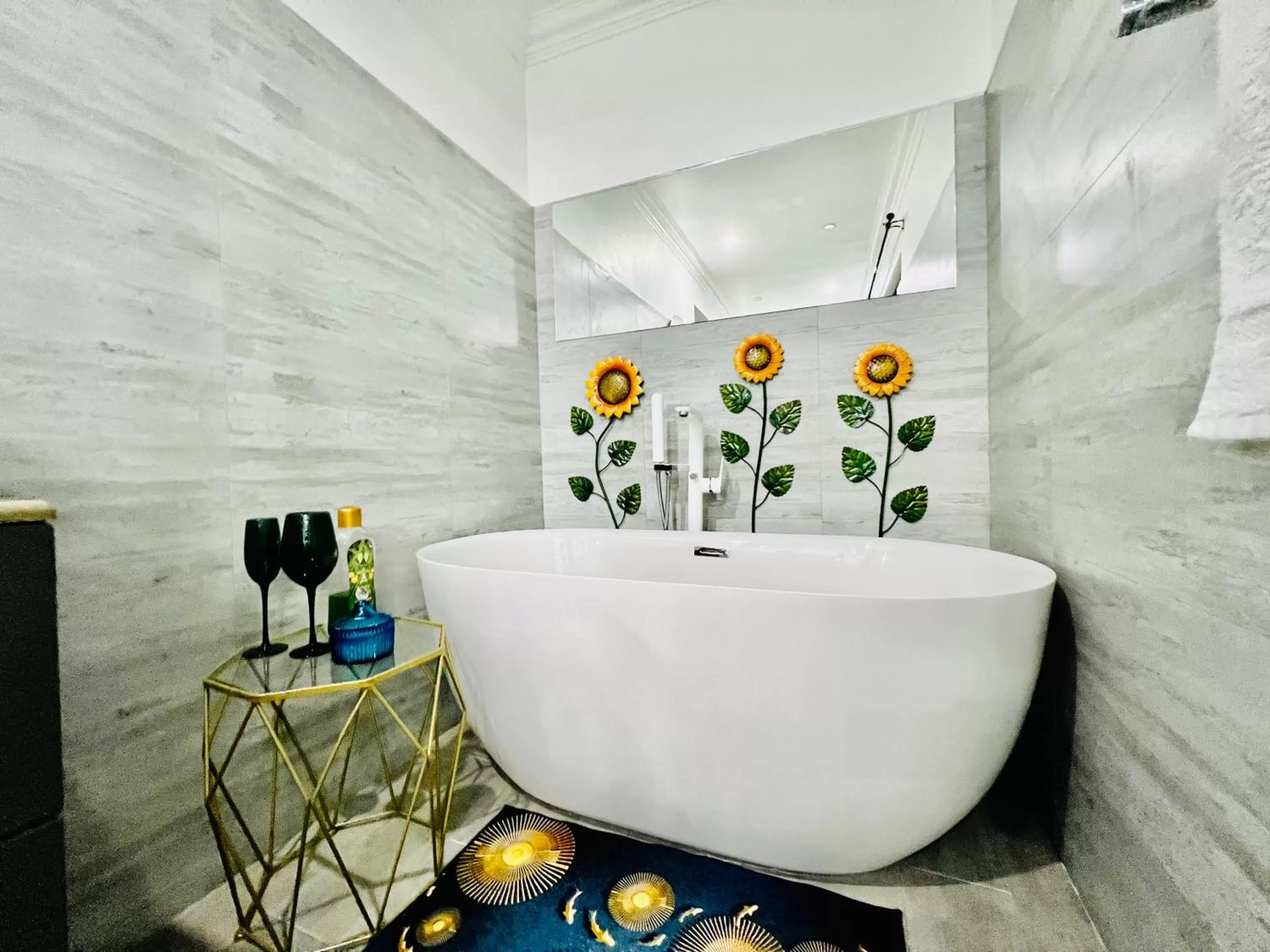 Bathroom in 24 On Basil Inventive suites