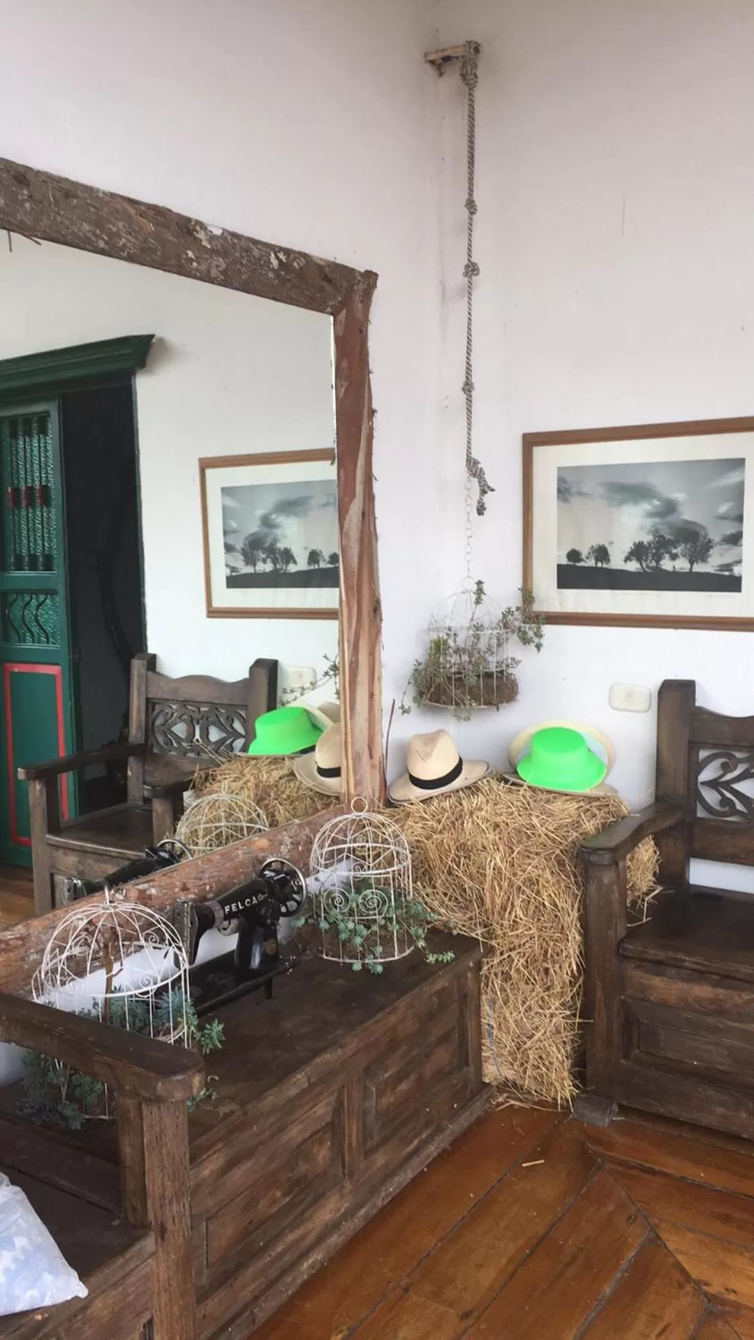 Balcony/Terrace in Finca Campestre La Adelita B&B