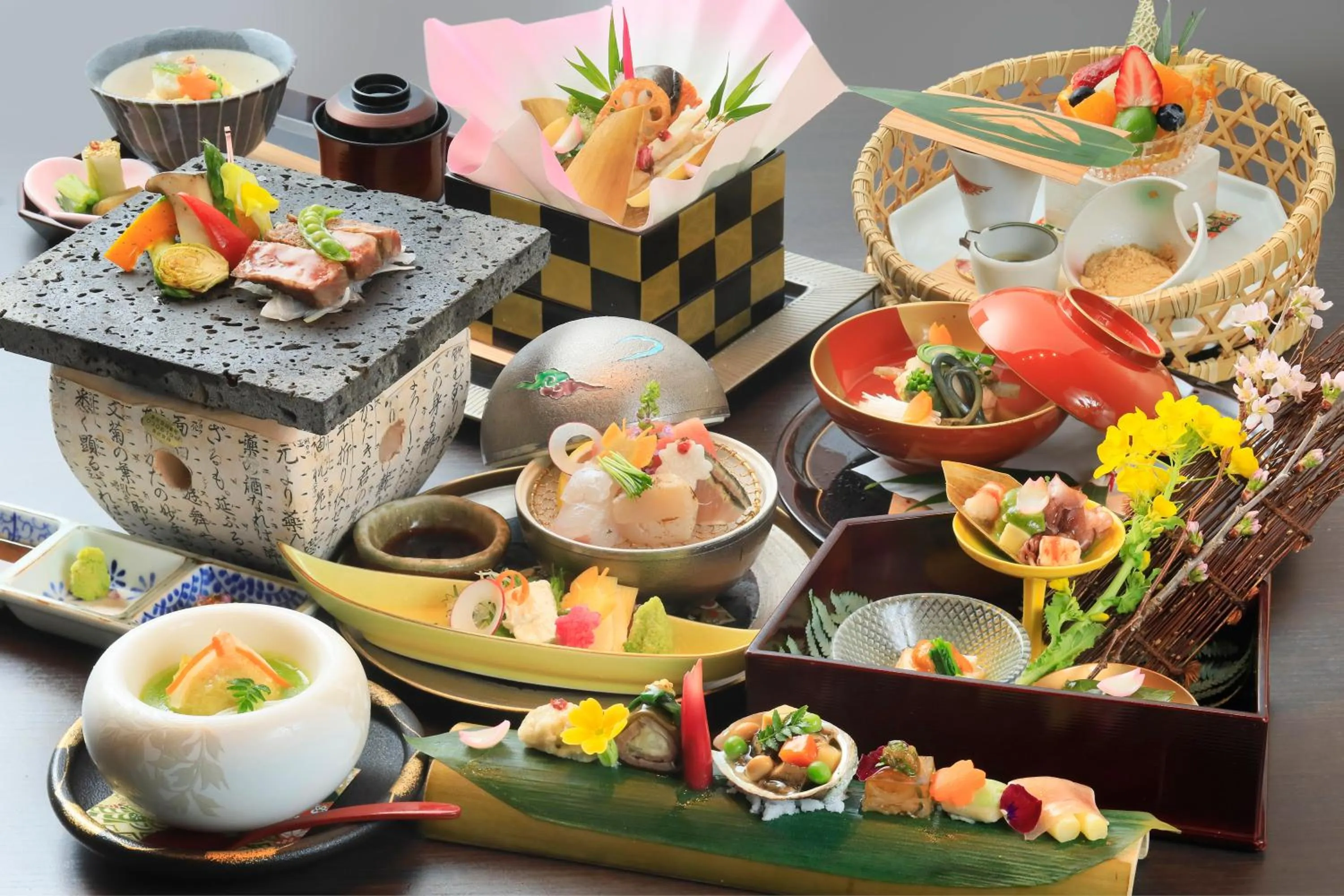 Food and drinks in Fuji Onsenji Yumedono