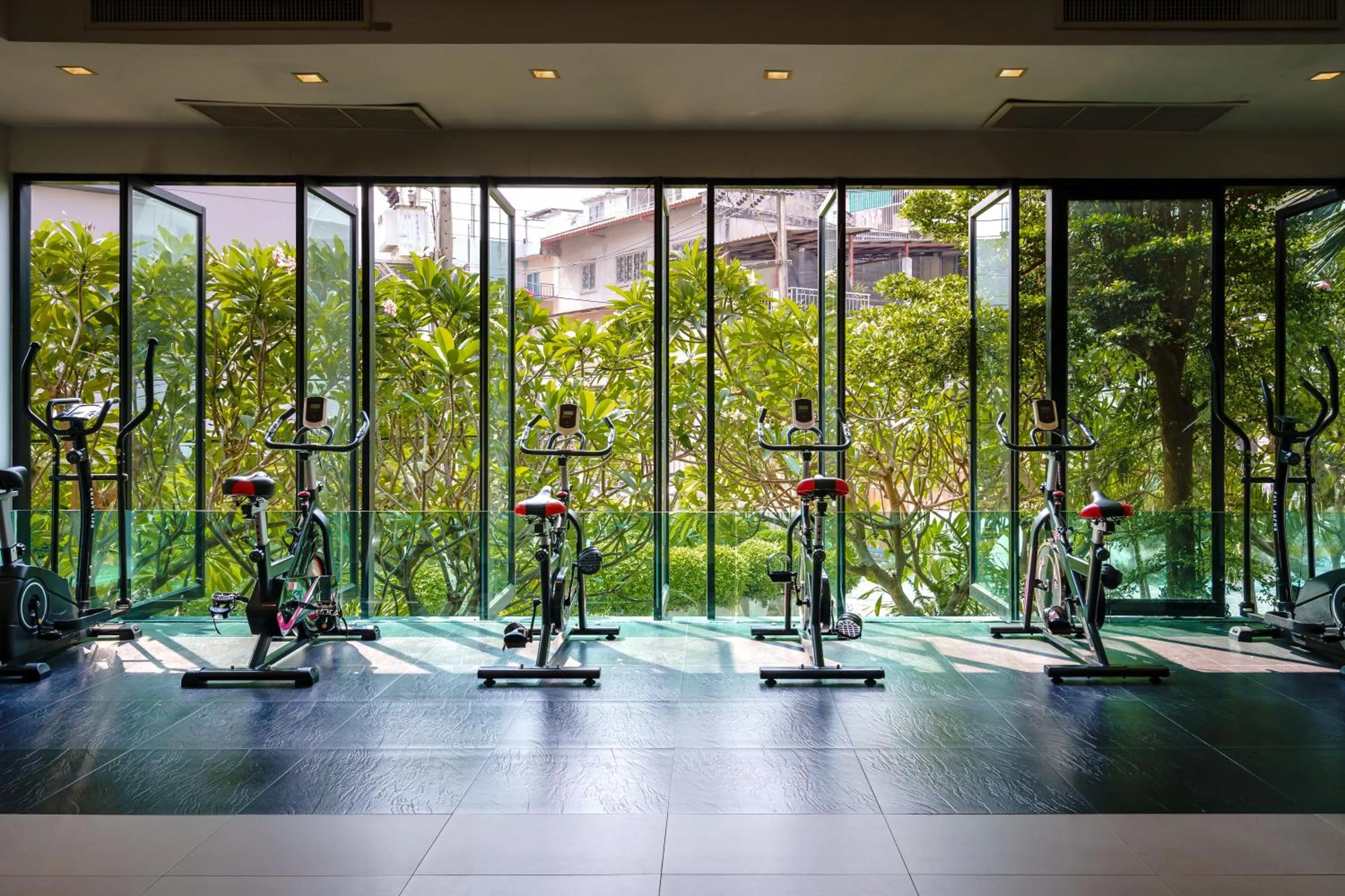 Fitness centre/facilities in J Inspired Hotel Pattaya