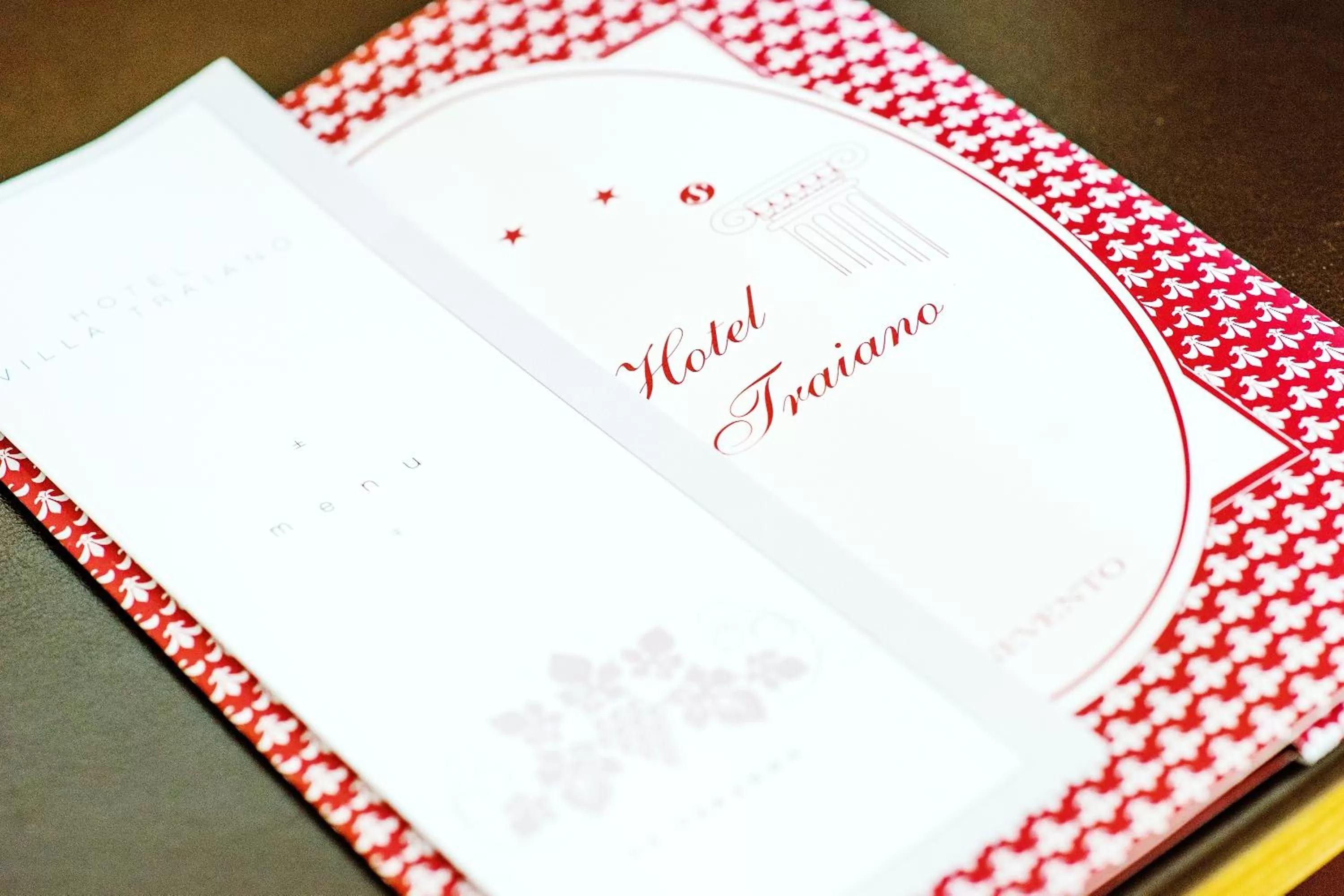 Decorative detail in Hotel Villa Traiano