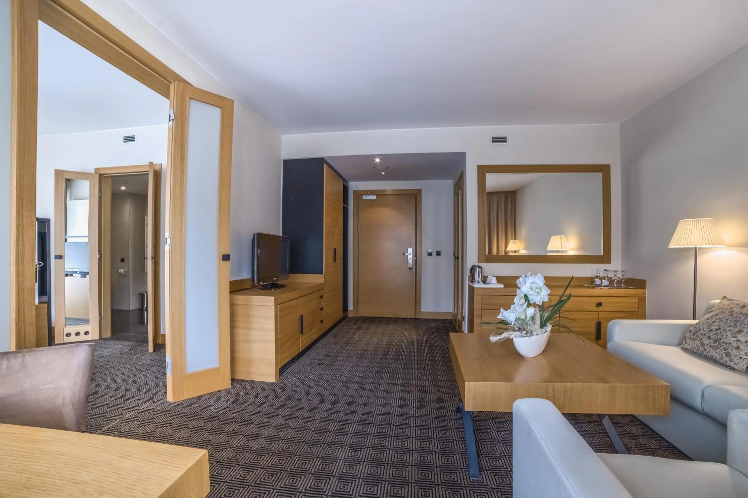 Seating area in Grand Nosalowy Dwór