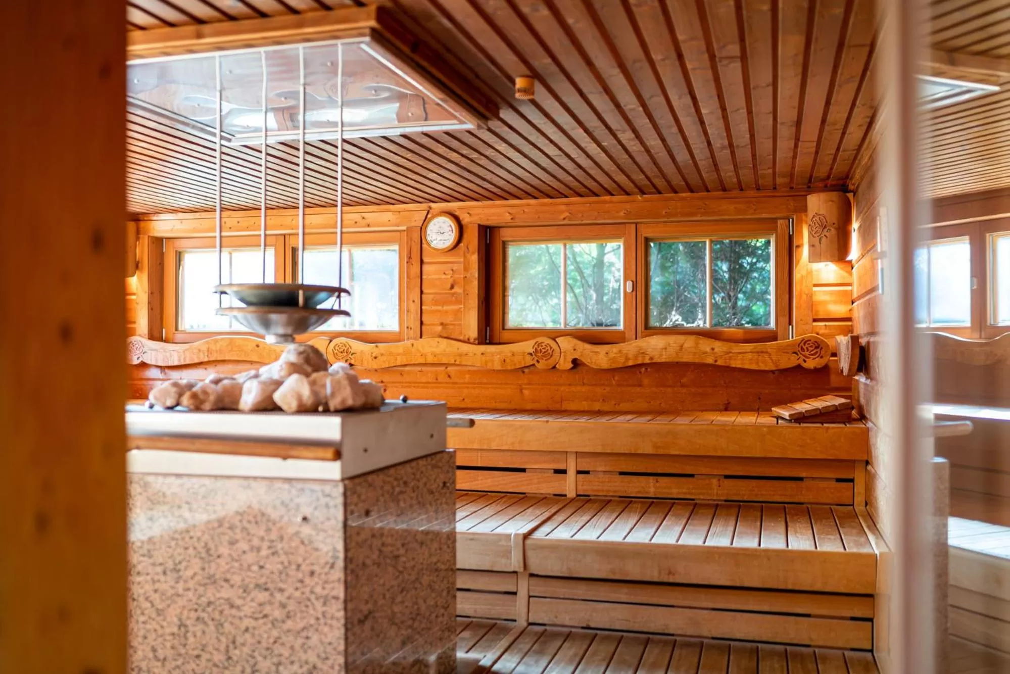 Sauna in Waldhotel Tannenhäuschen