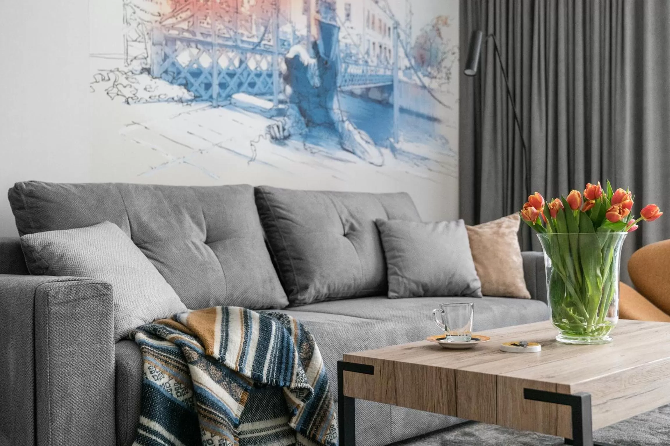 Living room in Rezydencja Morski Tygiel