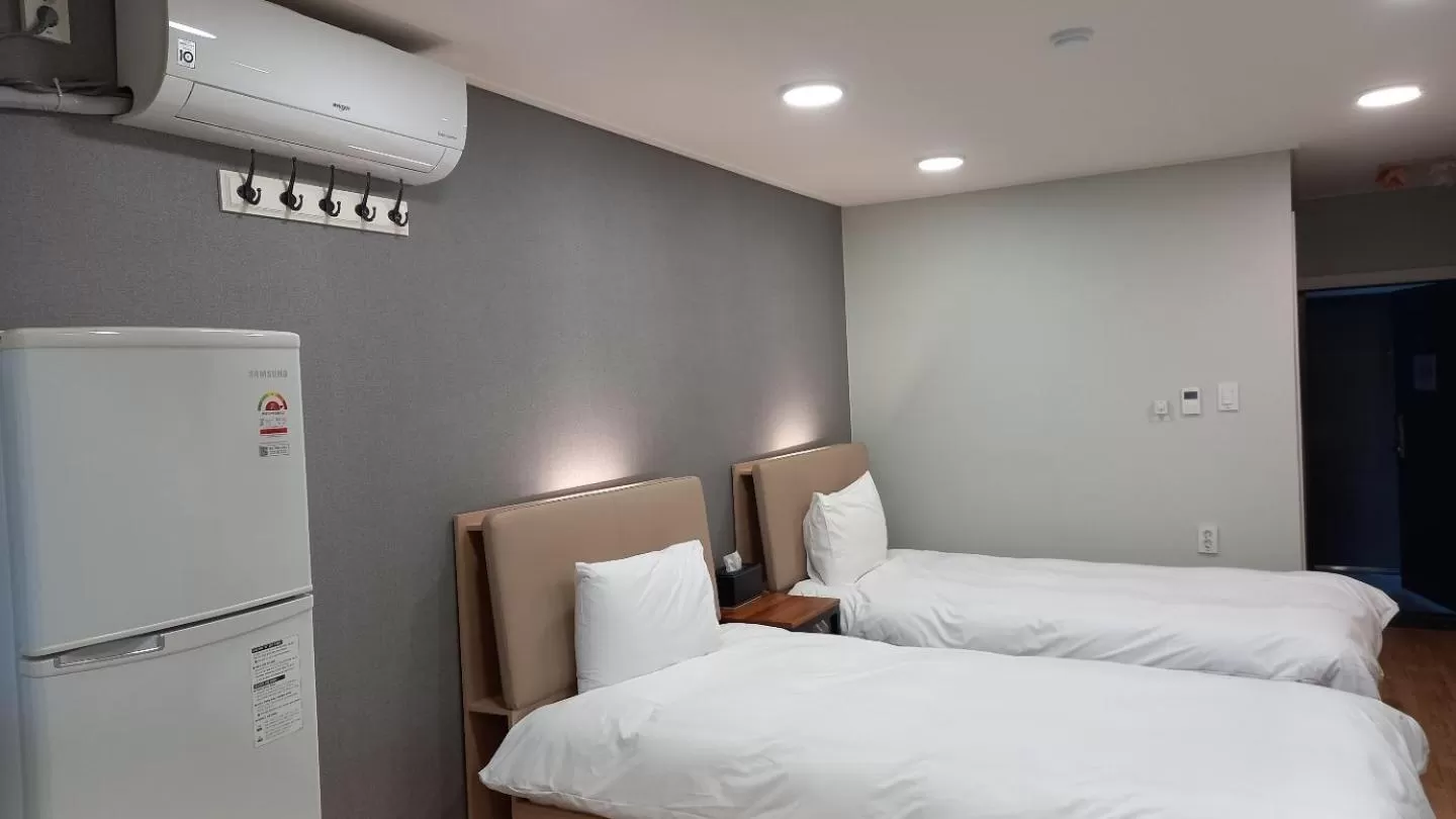 Bed in Hotel Jirisan Haetsal