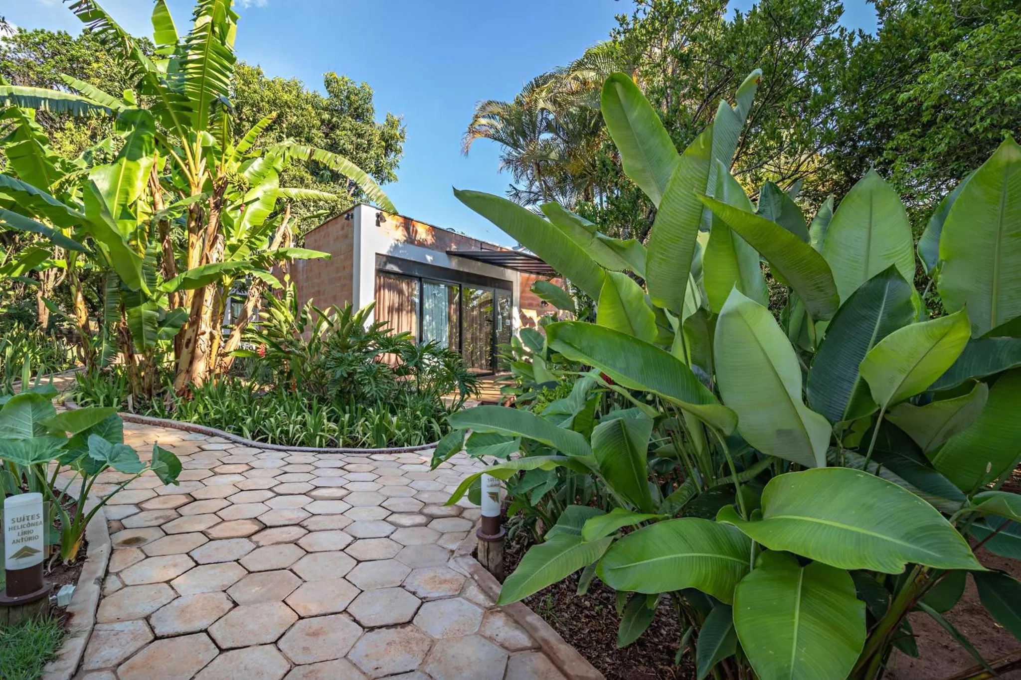 Garden, Property Building in Suítes no Quintal