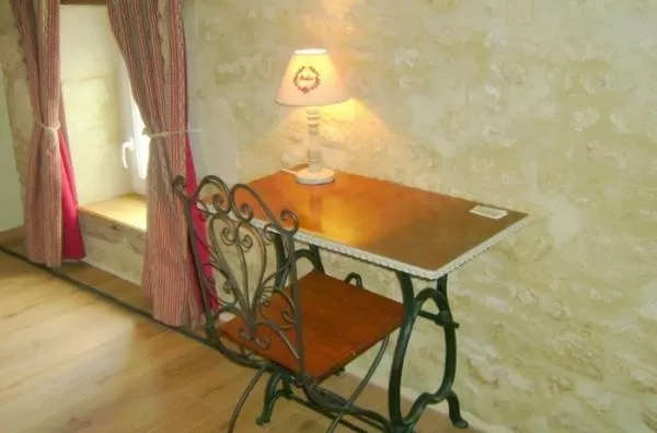 Seating area in Chambres d'Hôtes Le Tilleul