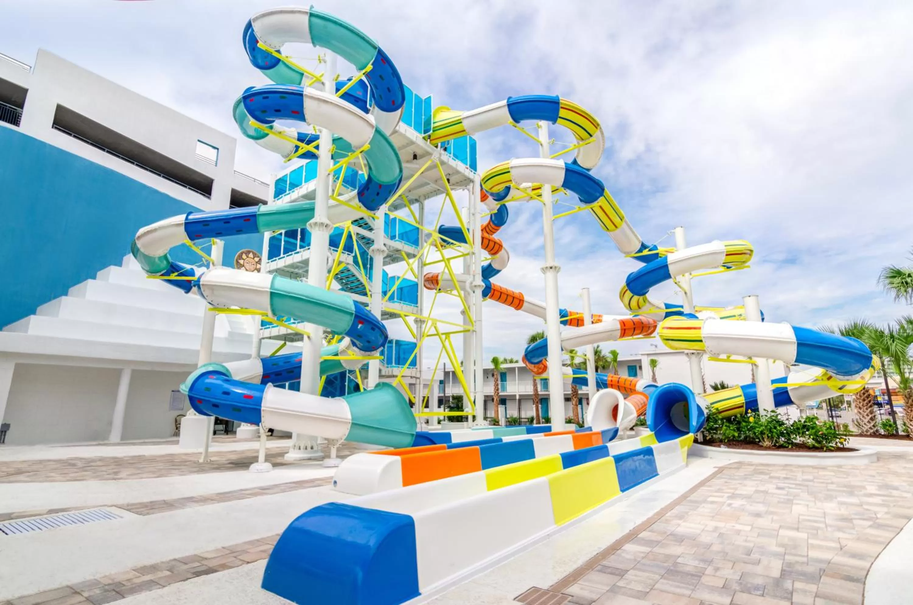 Aqua park in Ocean Escape Condos