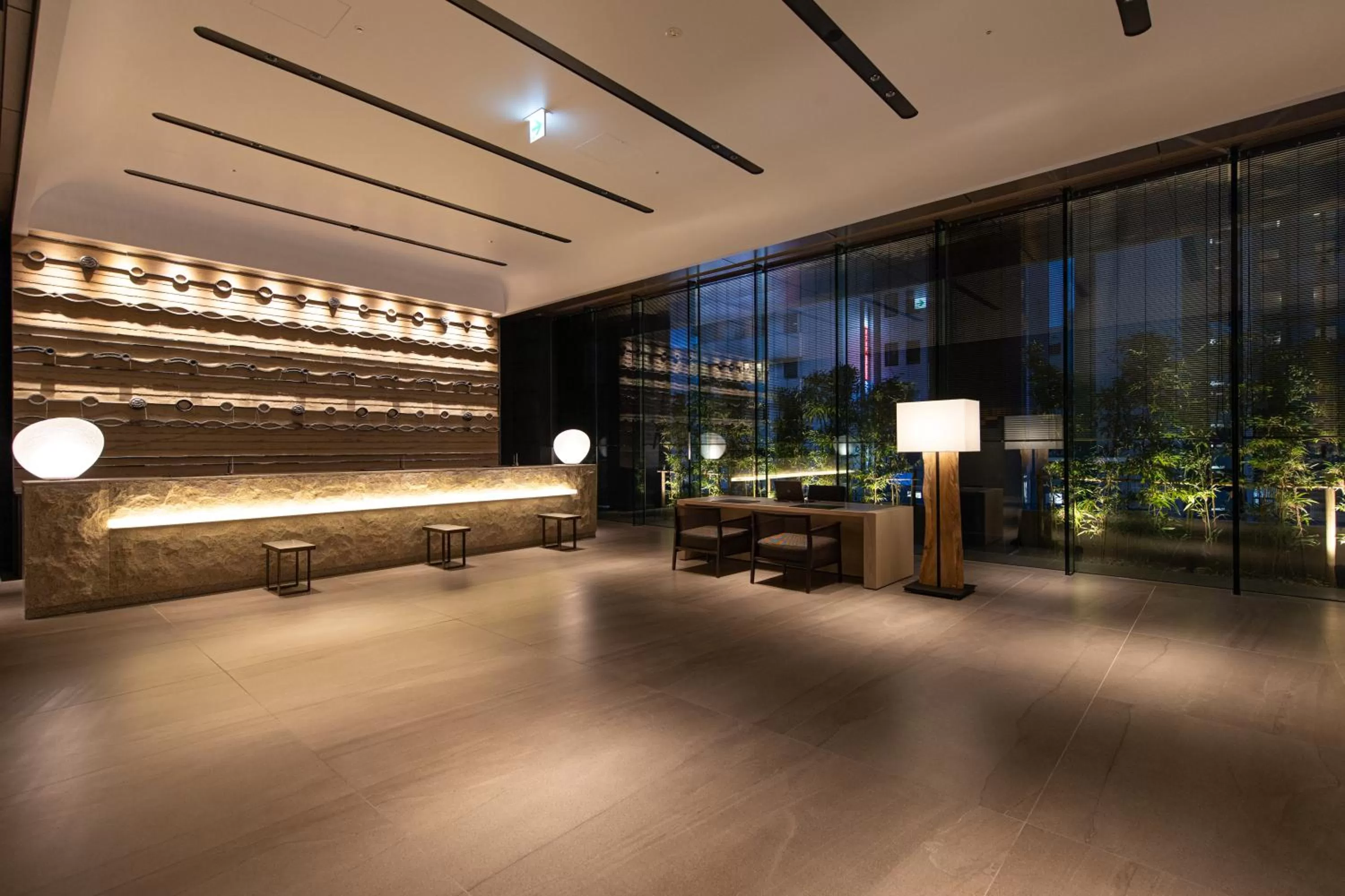 Lobby or reception in THE BLOSSOM HAKATA Premier