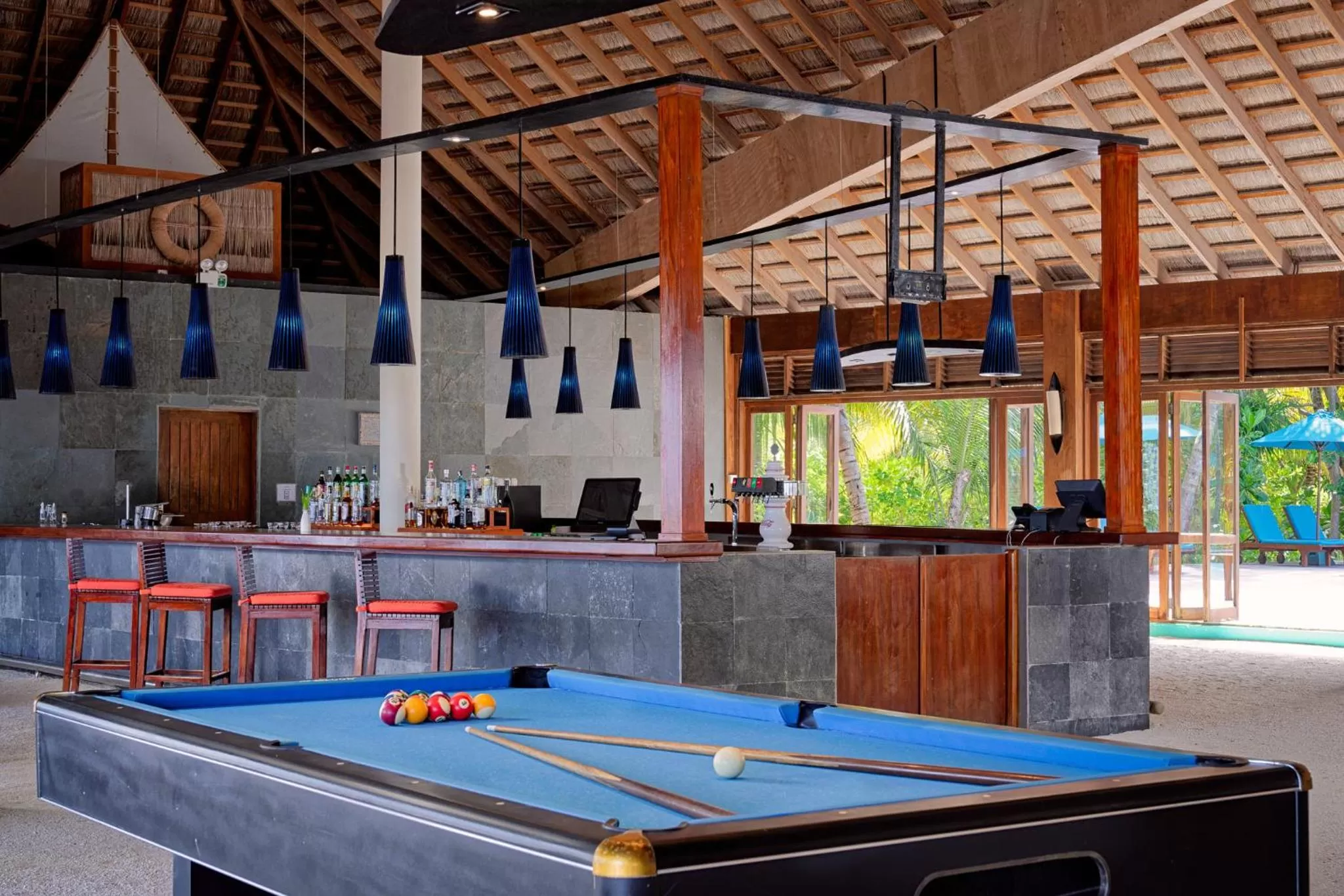 Billiard in Canareef Resort Maldives