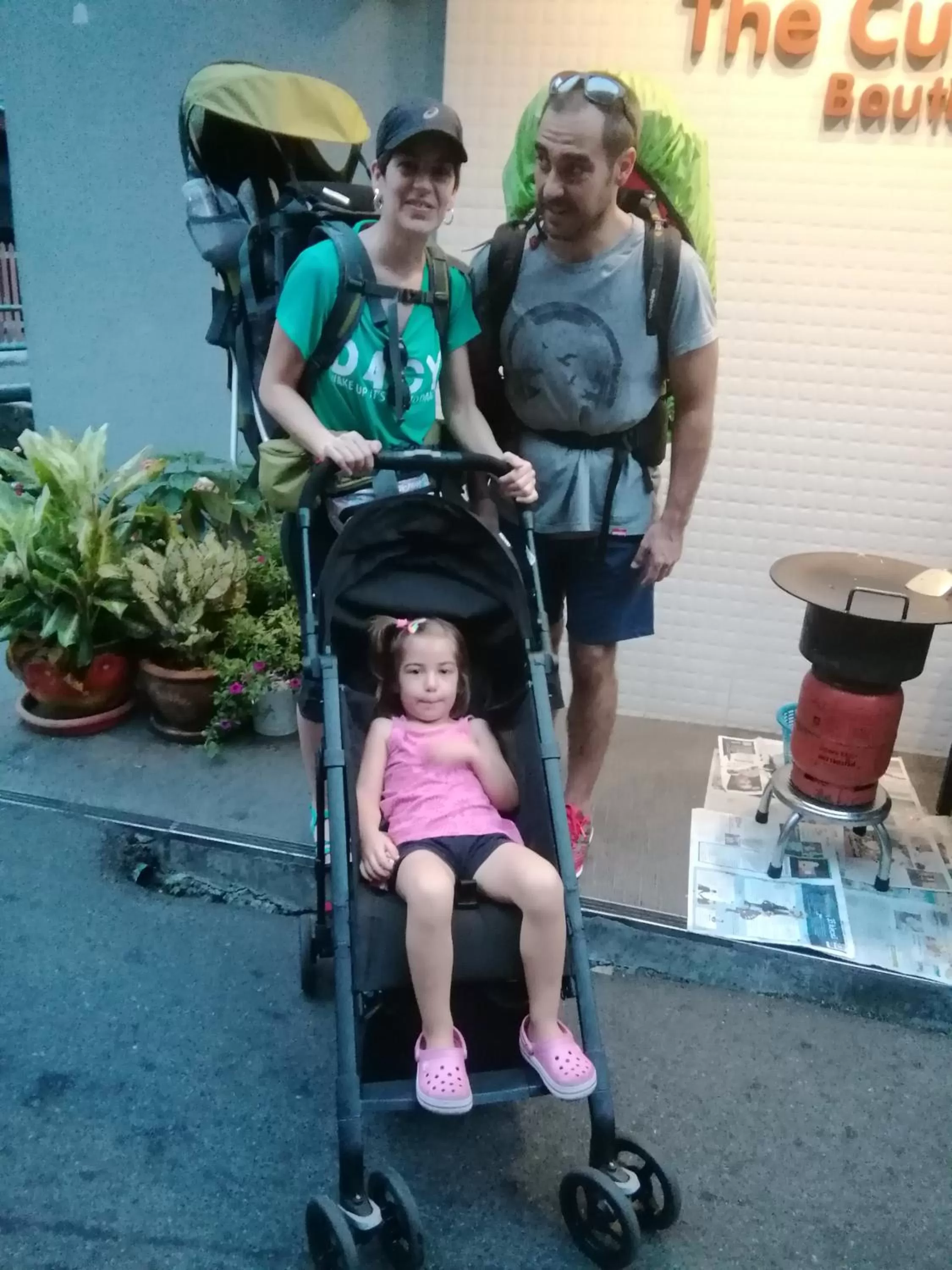 Family in The Cube Sathorn Boutique Hotel