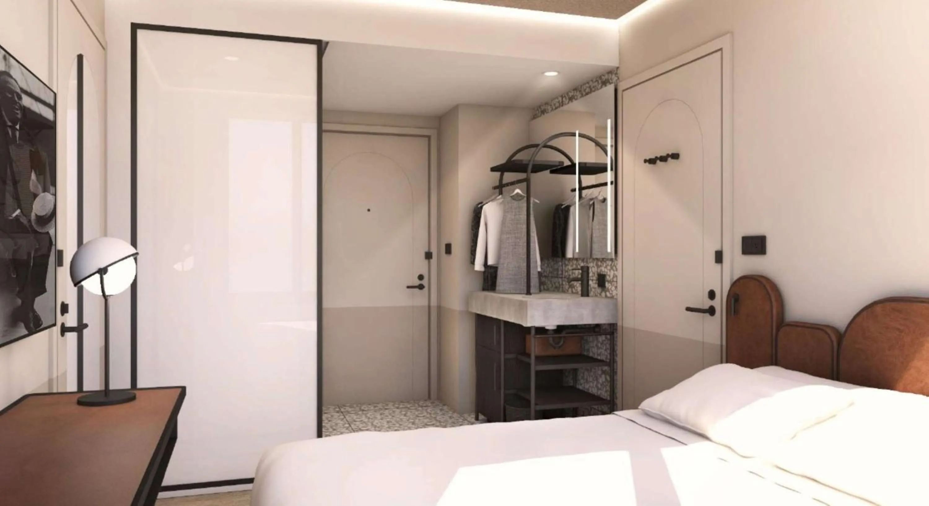 Photo of the whole room, Bed in Motto By Hilton New York City Times Square