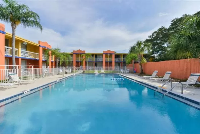 Swimming pool in Americas Best Value Inn Sarasota