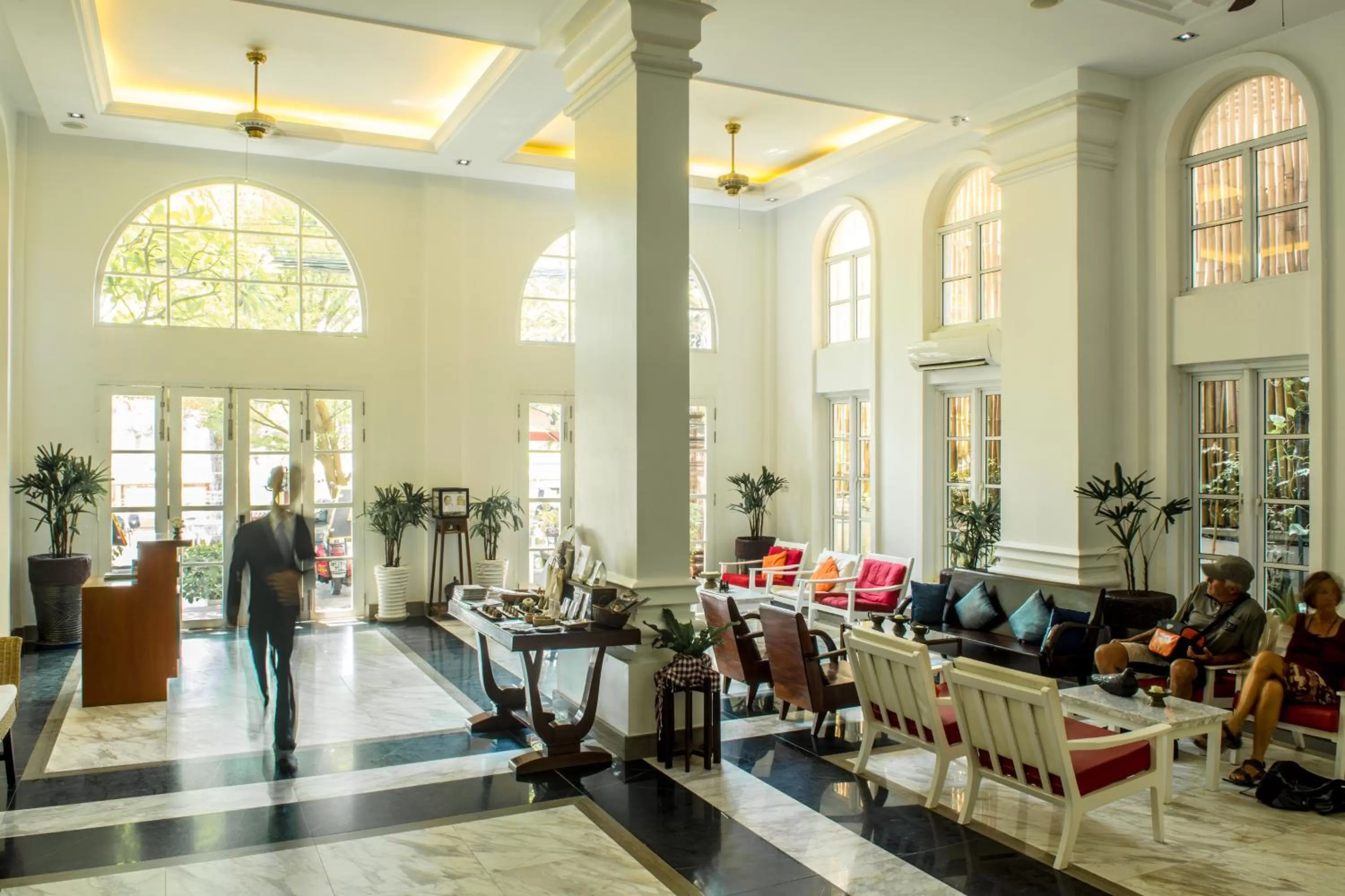 Lobby or reception in The Frangipani Royal Palace Hotel