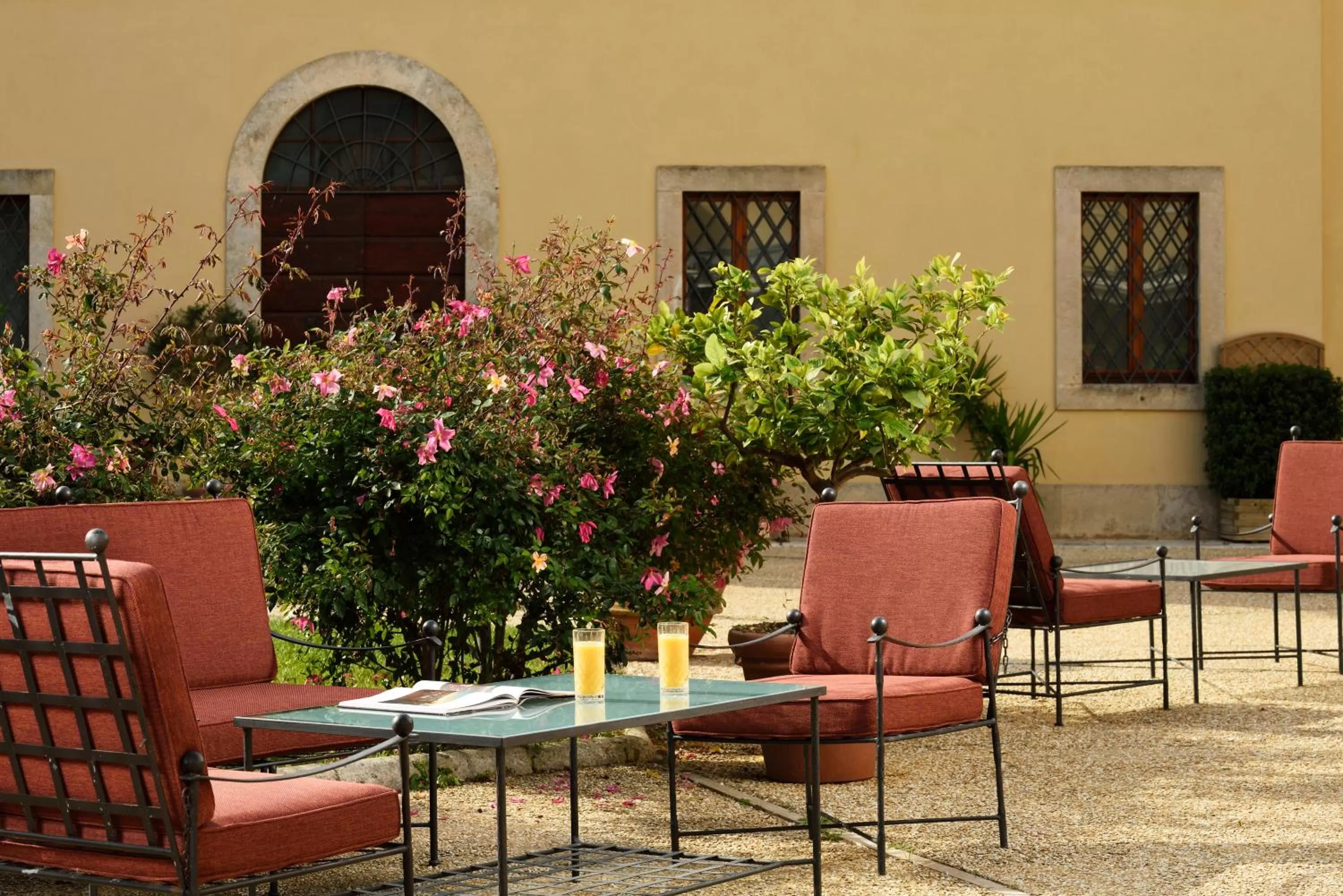Seating area in Villa Sabolini