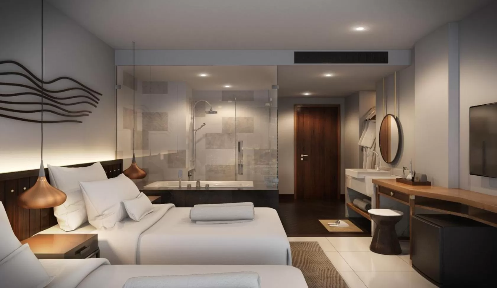 Bed in Blackwoods Hotel Pattaya - SHA Extra Plus