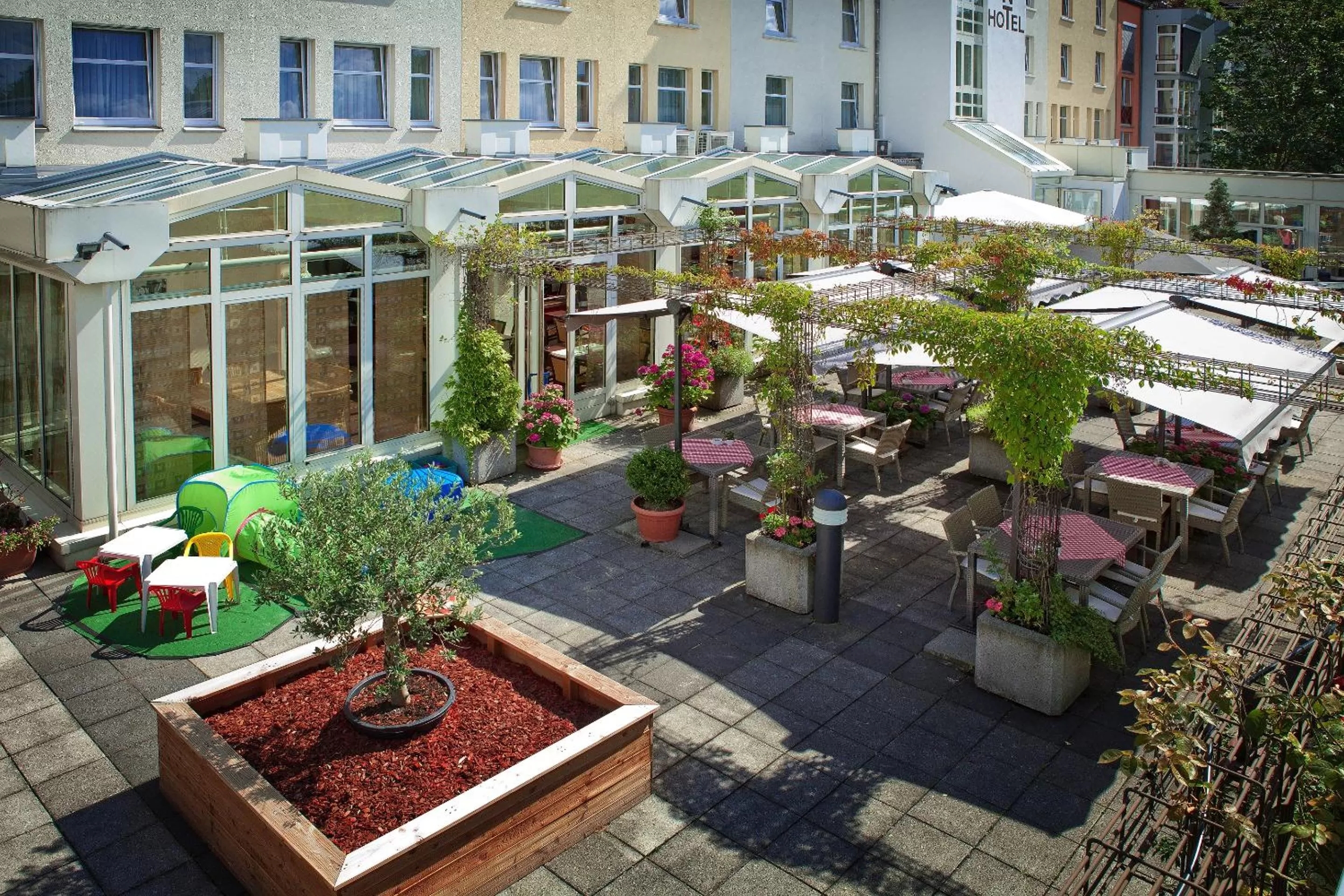 Balcony/Terrace in Best Western Hotel President