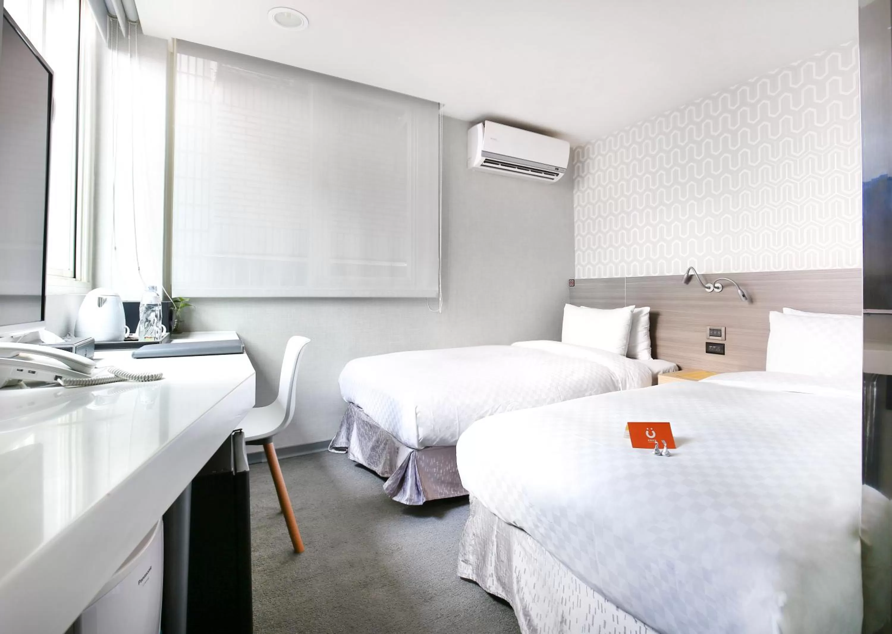 Bed in Cityinn Hotel Taipei Station Branch I