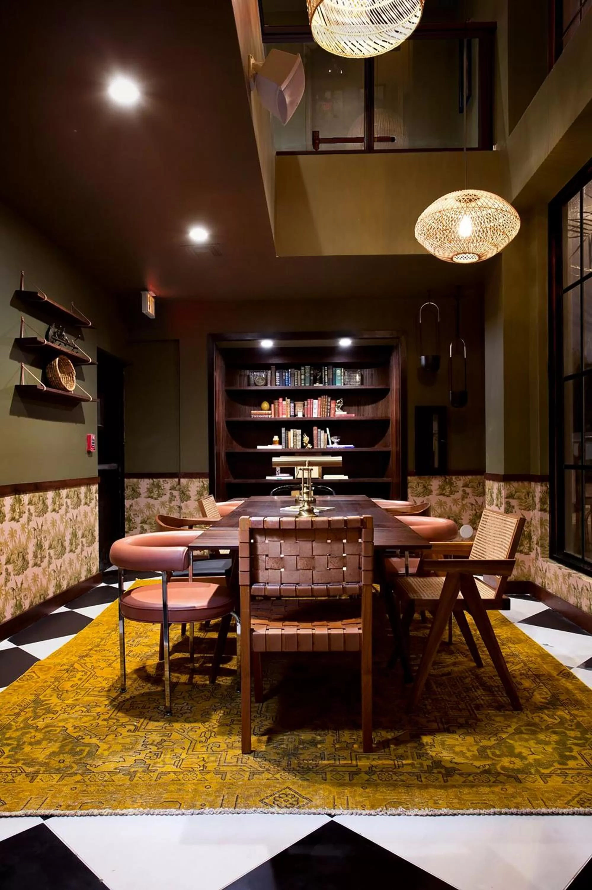 Library in Life House, Little Havana