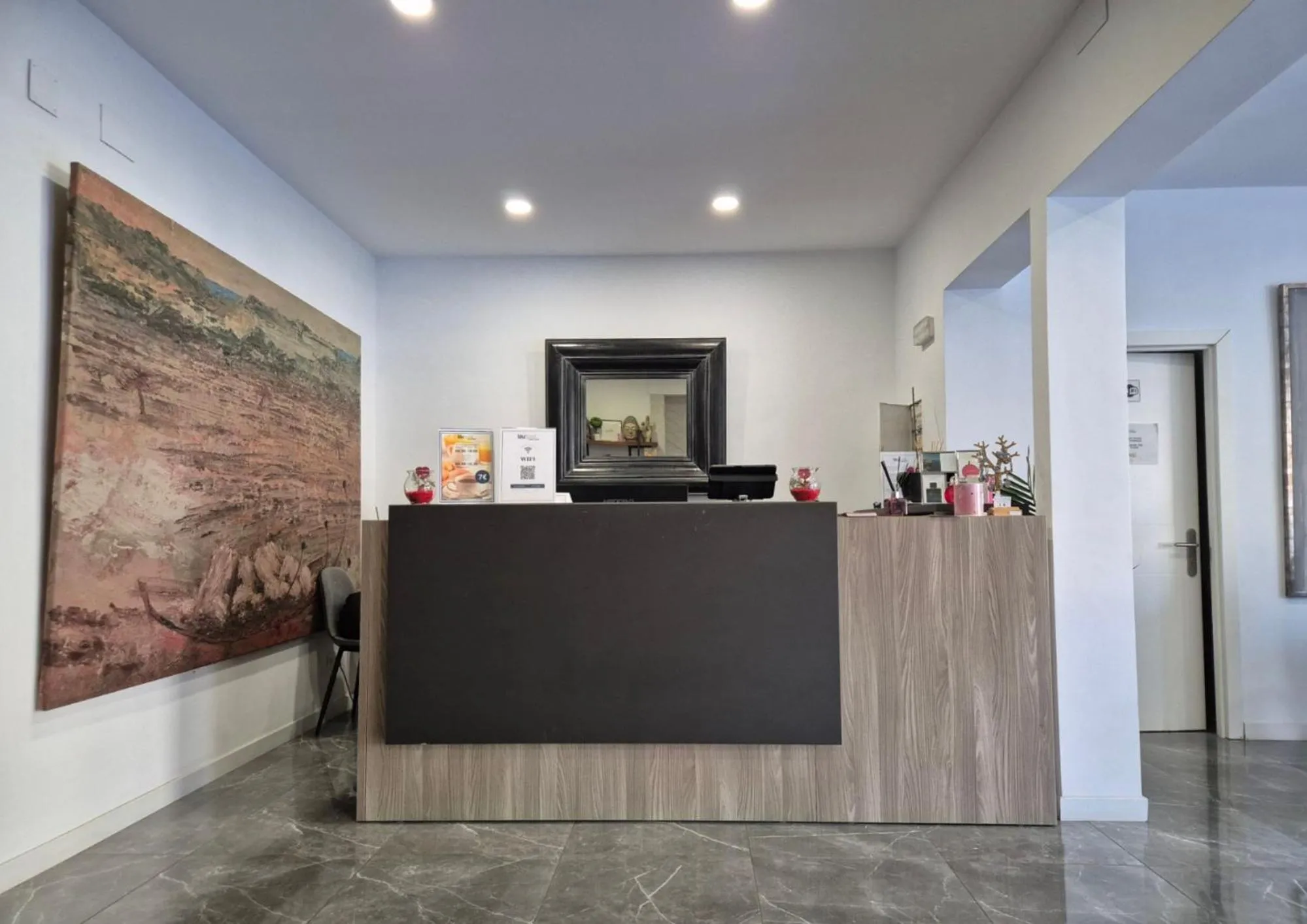 Lobby or reception in Blu Hostal Diana