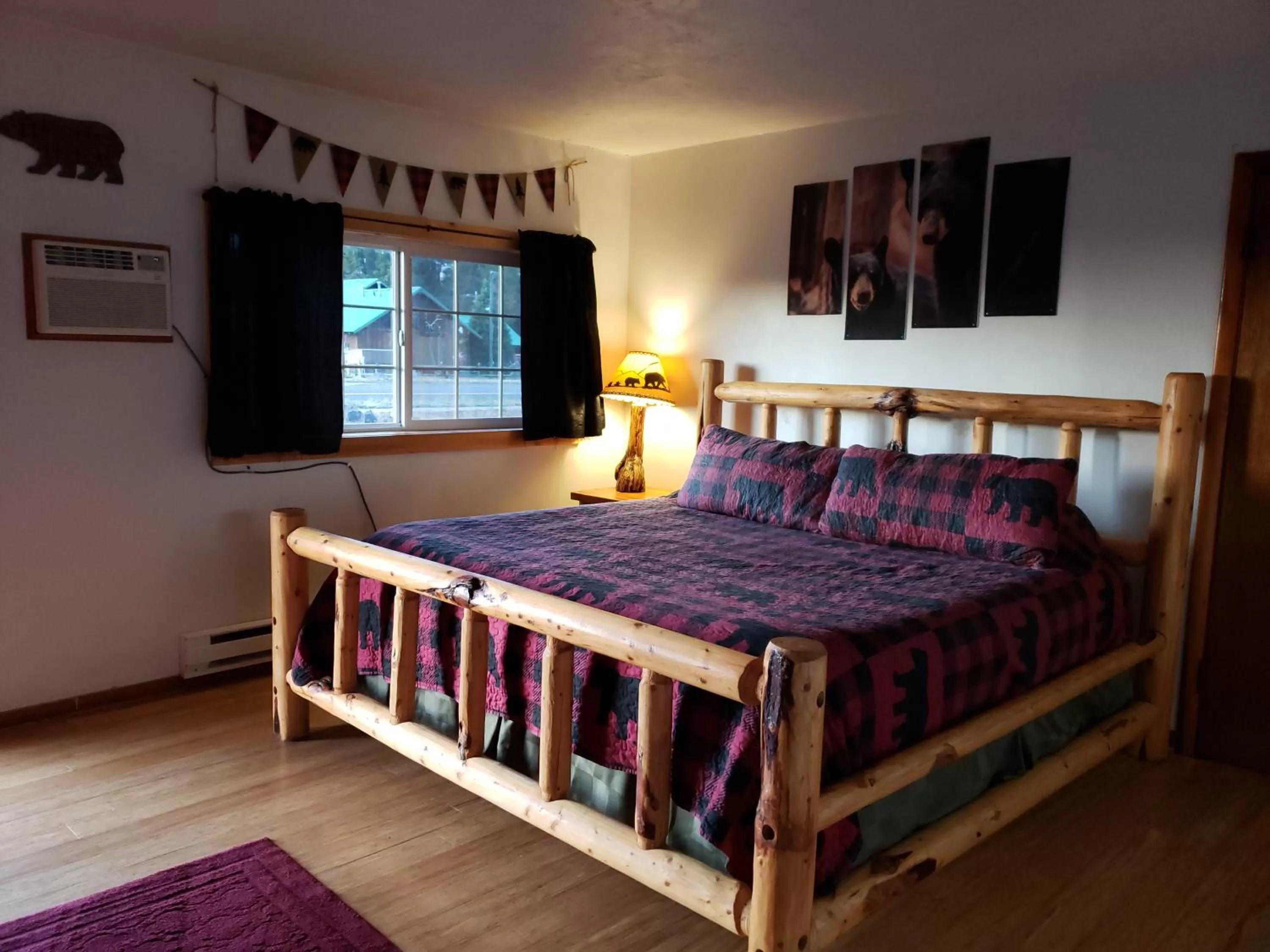 Bed in CRESCENT MOON MOTEL