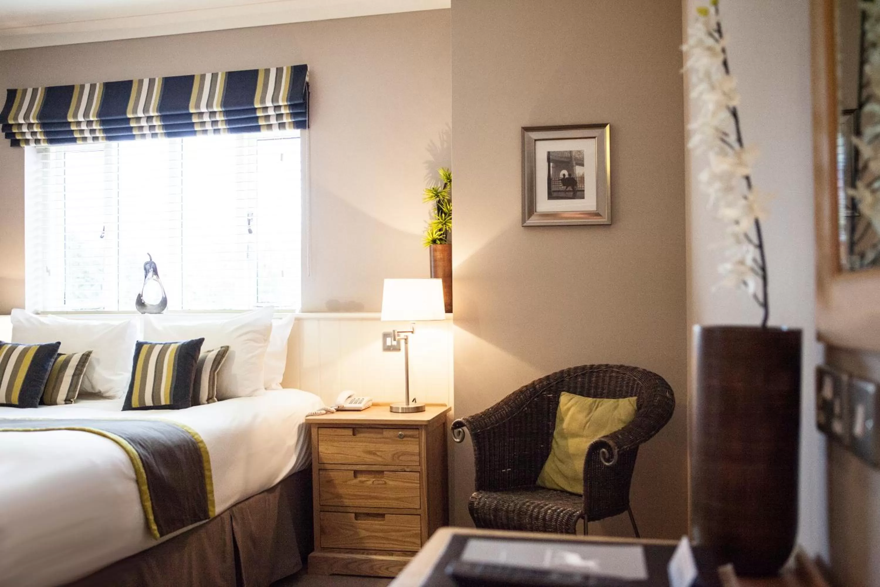 Bedroom, Bed in Breckland Lodge