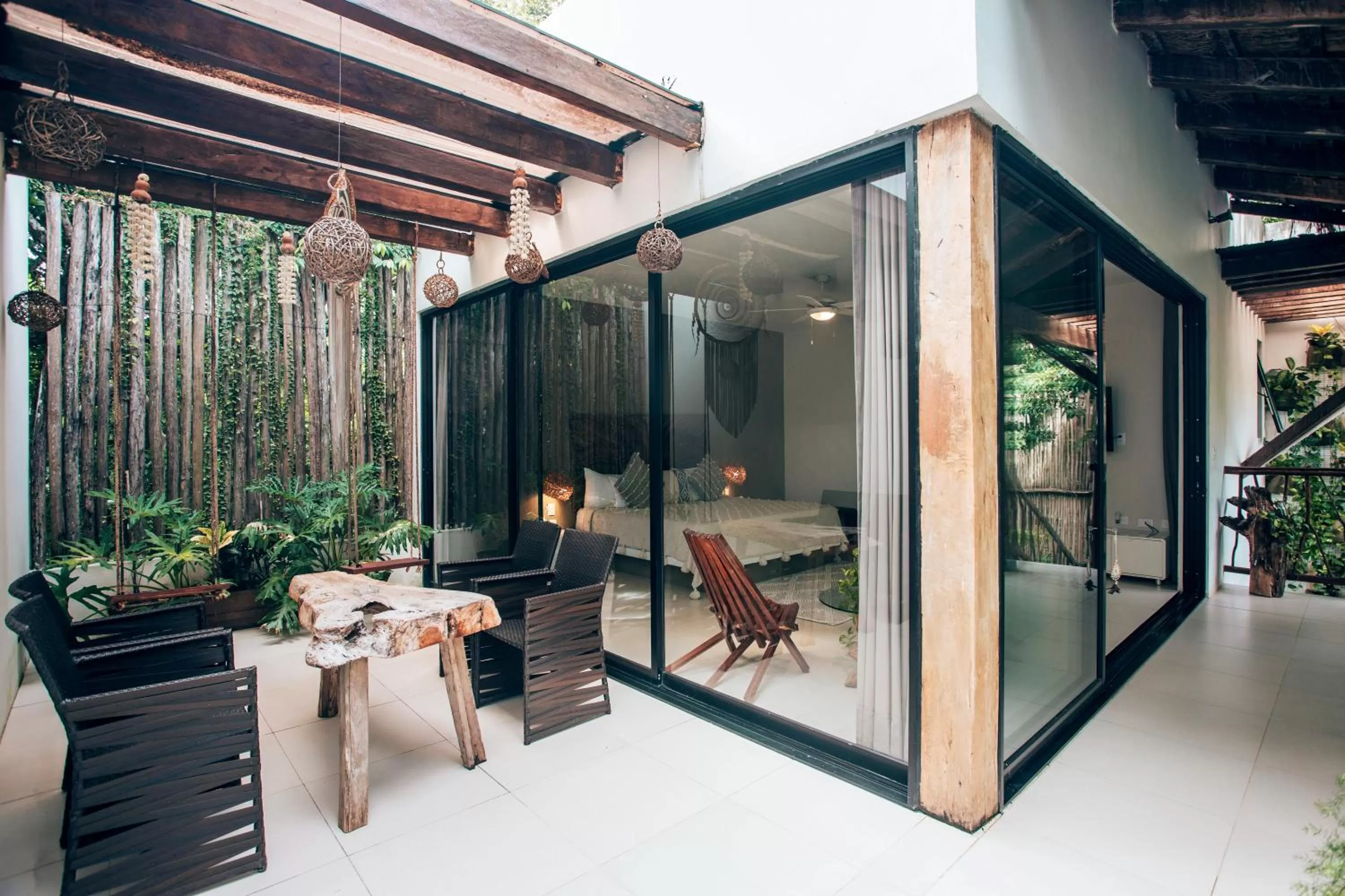 Balcony/Terrace in Orchid House Tulum Jungle